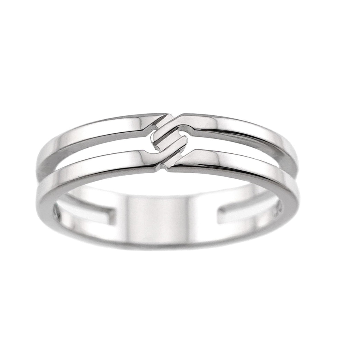 Gucci White Gold (18K) Band Ring (Pre-Owned)