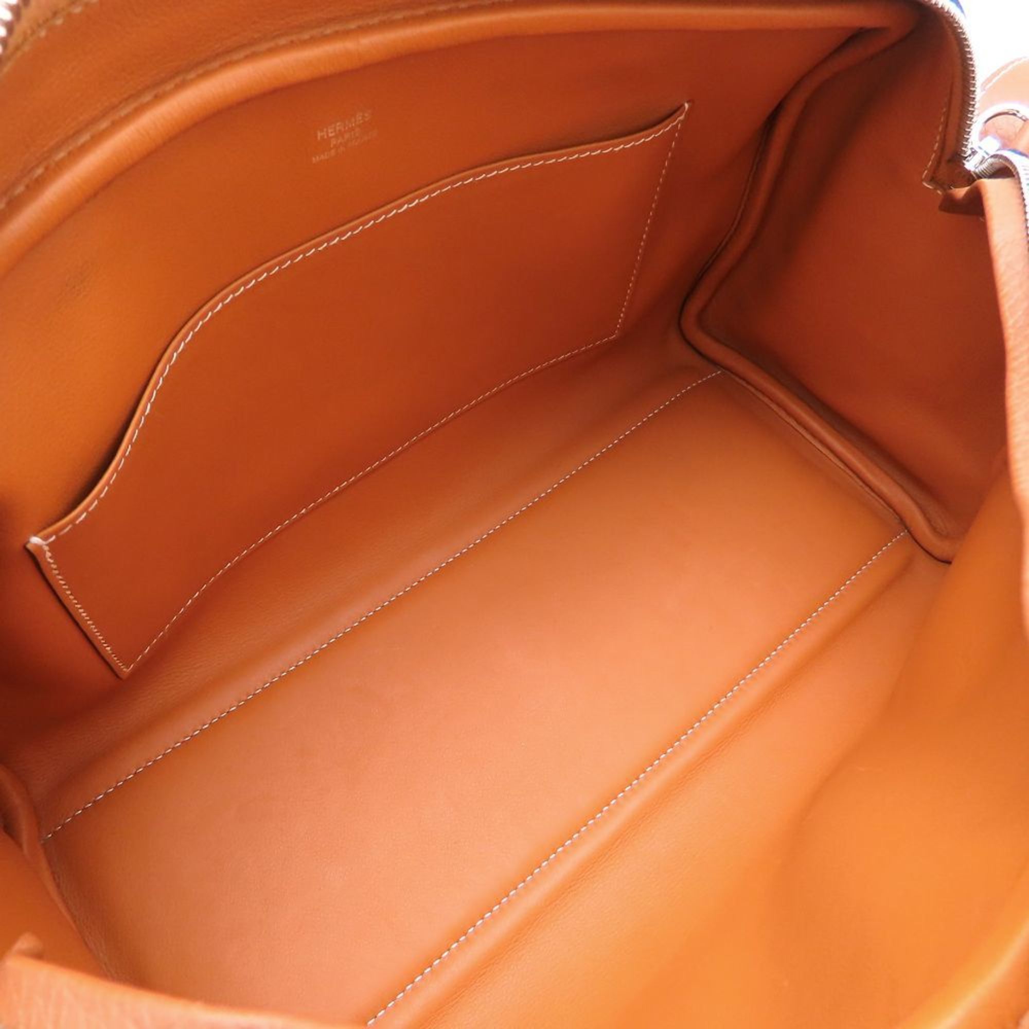 Hermes Toffee Taurillon Clemence Leather Shoulder Bag (Pre-Owned)