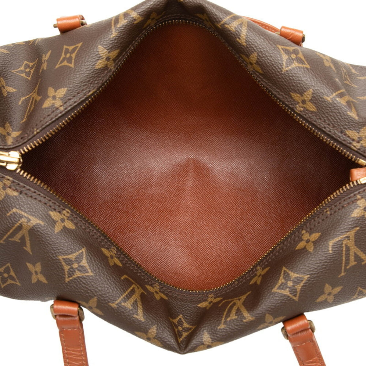 Louis Vuitton Monogram Brown Pvc Leather Handbag (Pre-Owned)