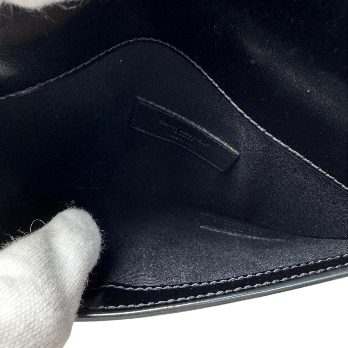 Saint Laurent Black Leather Handbag Shoulder Bag (Pre-Owned)