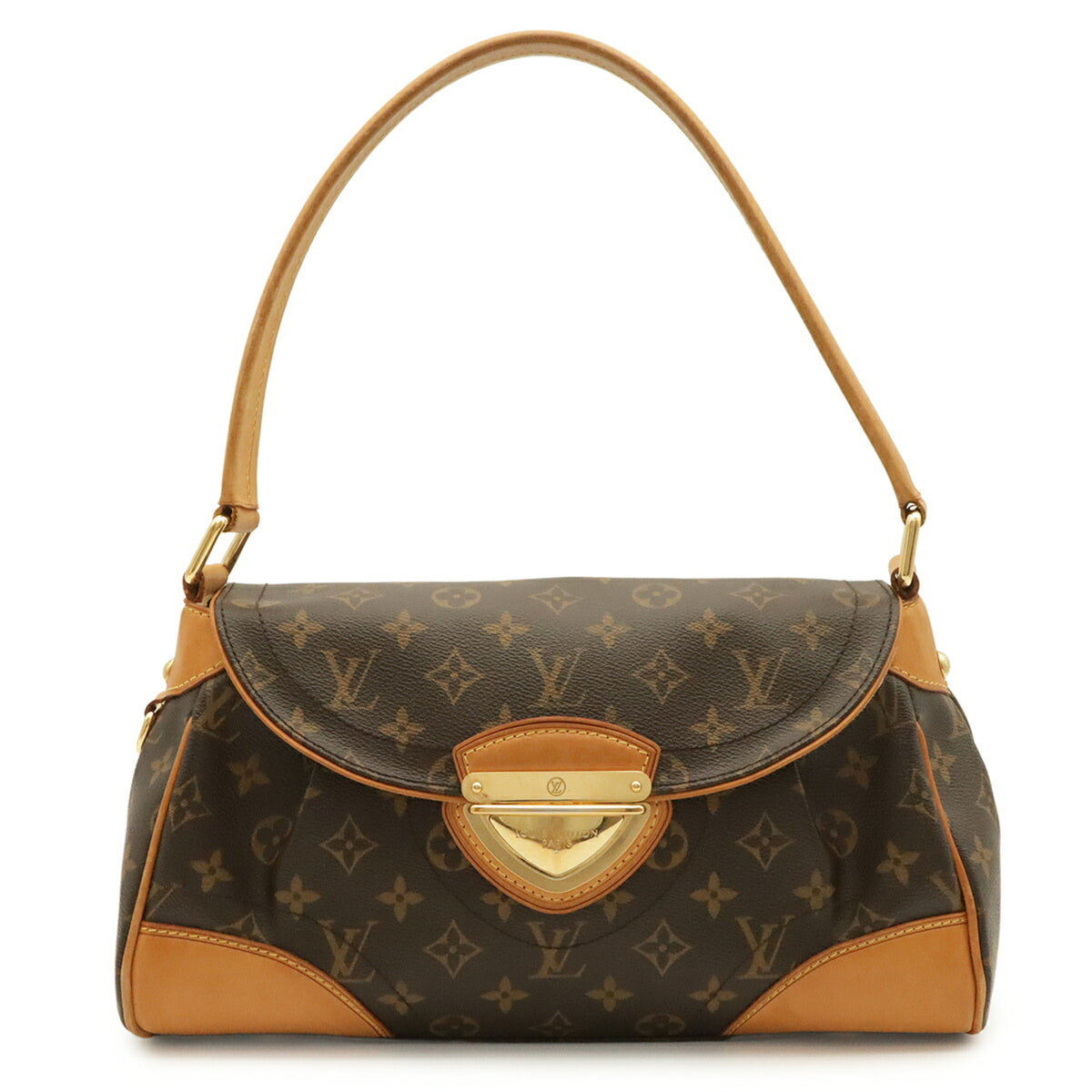 Louis Vuitton Brown Monogram Canvas Handbag Shoulder Bag (Pre-Owned)