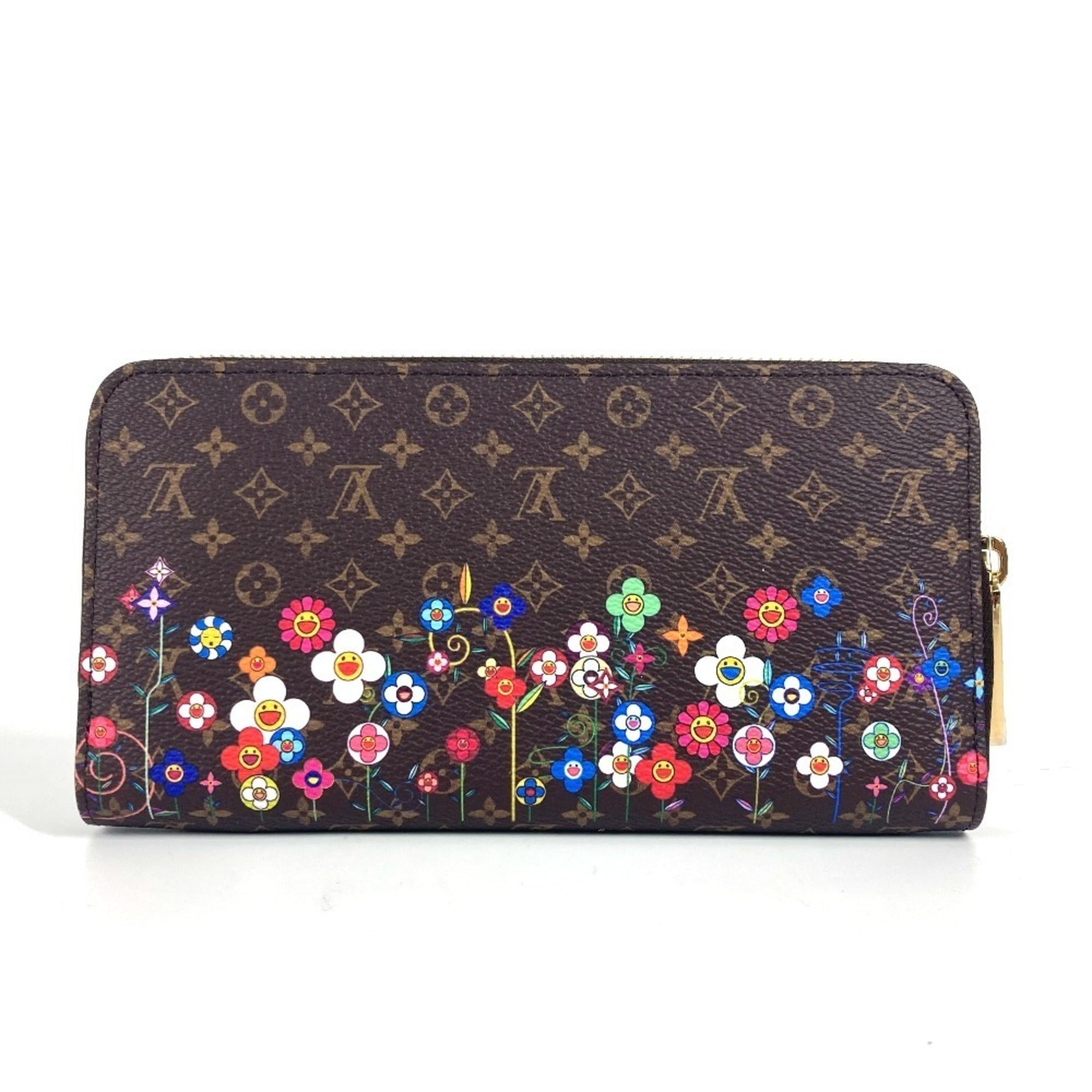 Louis Vuitton Monogram Brown Multi-Color Monogram Long Wallet (Bi-Fold) (Pre-Owned)
