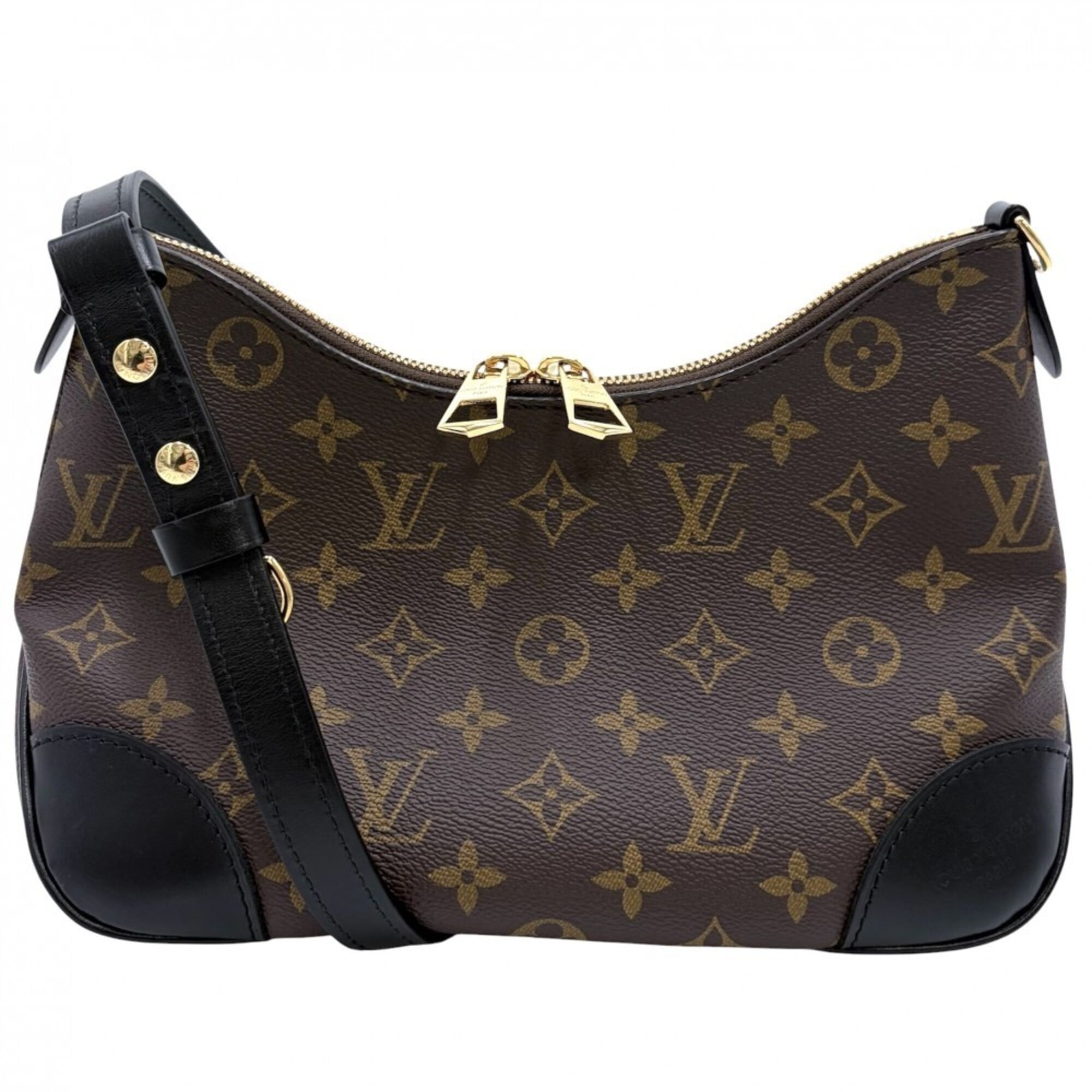 Louis Vuitton Brown Noir Monogram Shoulder Bag (Pre-Owned)