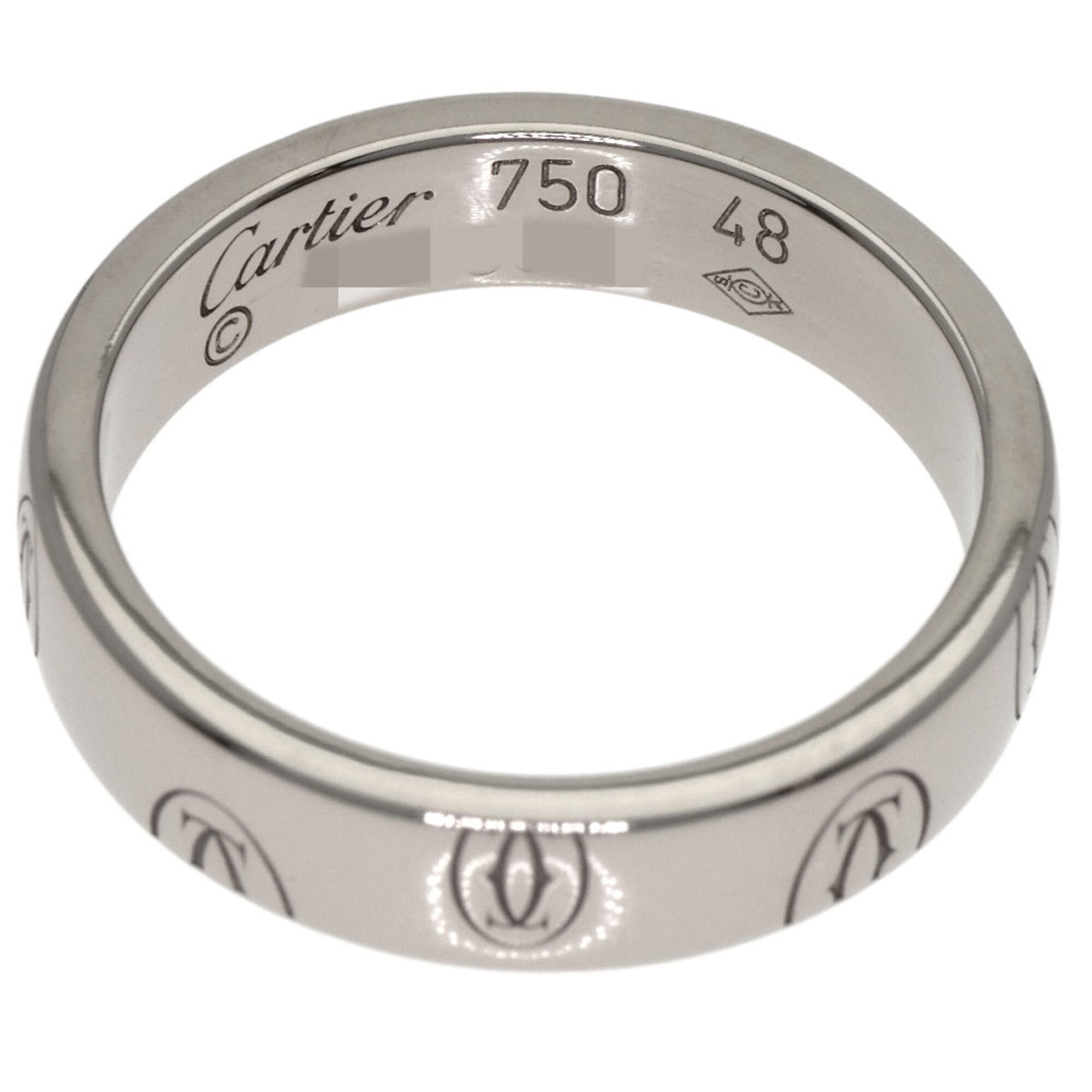 Cartier Happy Birthday White Gold (18K) Band Ring (Pre-Owned)