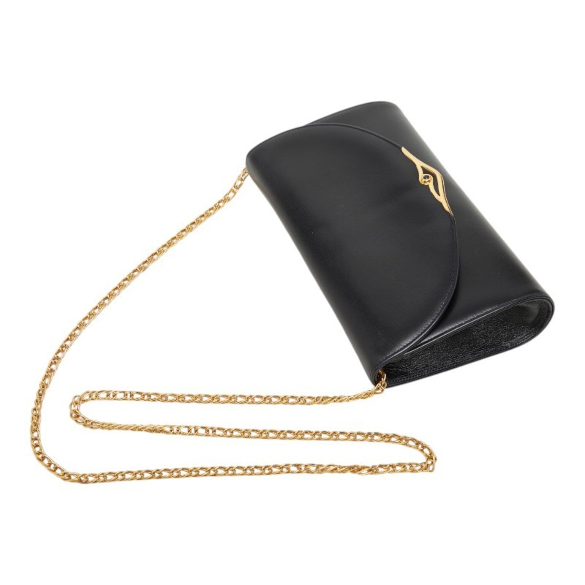 Cartier Black Leather Shoulder Bag (Pre-Owned)