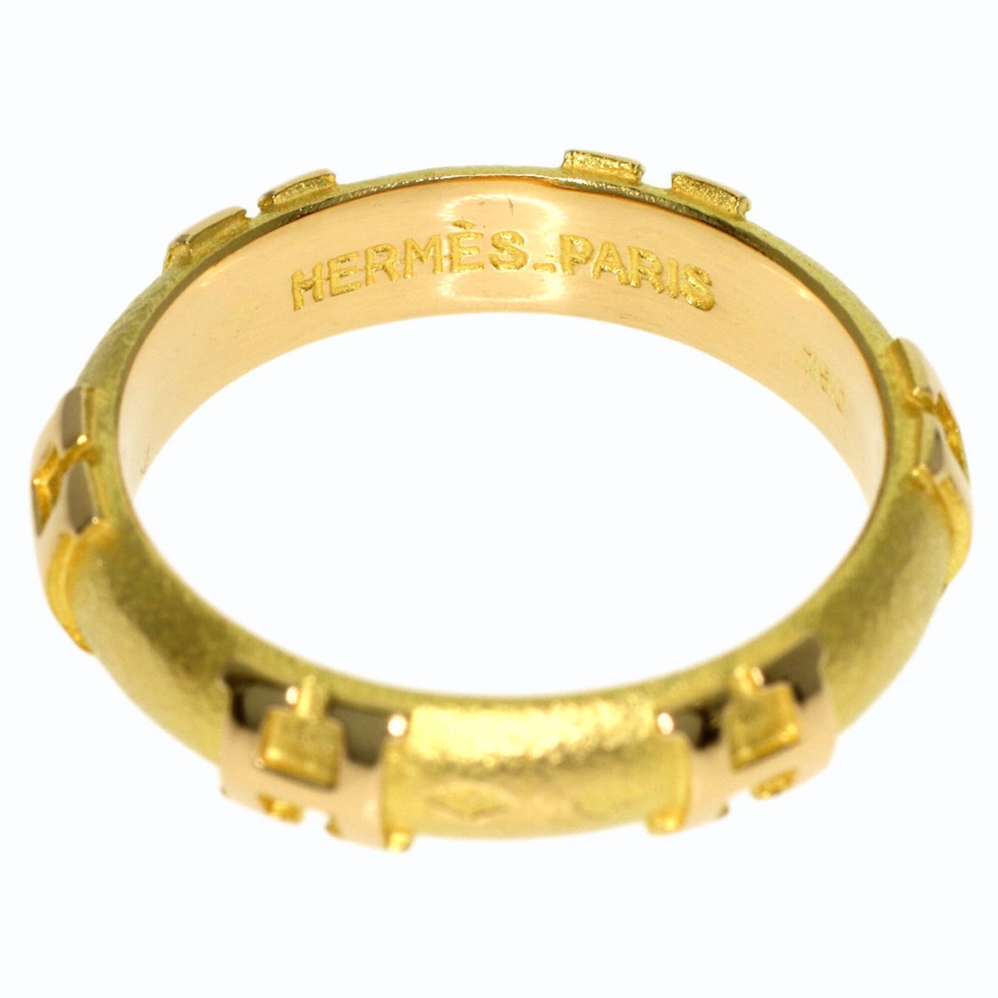 Hermes Yellow Gold (18K) Band Ring (Pre-Owned)
