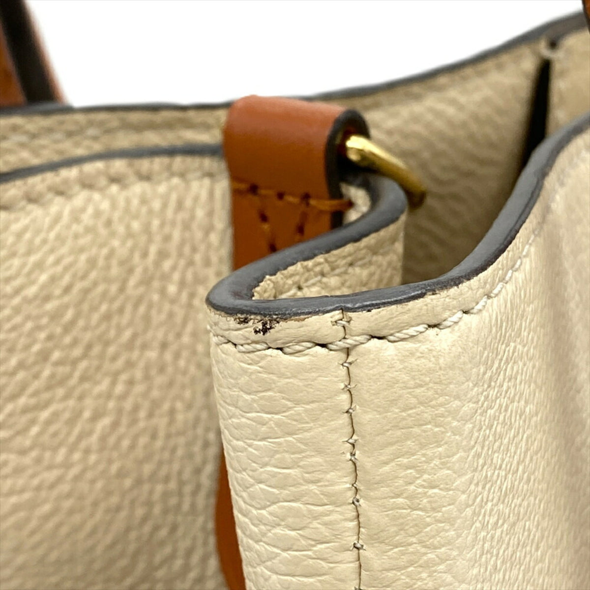 Louis Vuitton Beige Galle Leather Handbag (Pre-Owned)