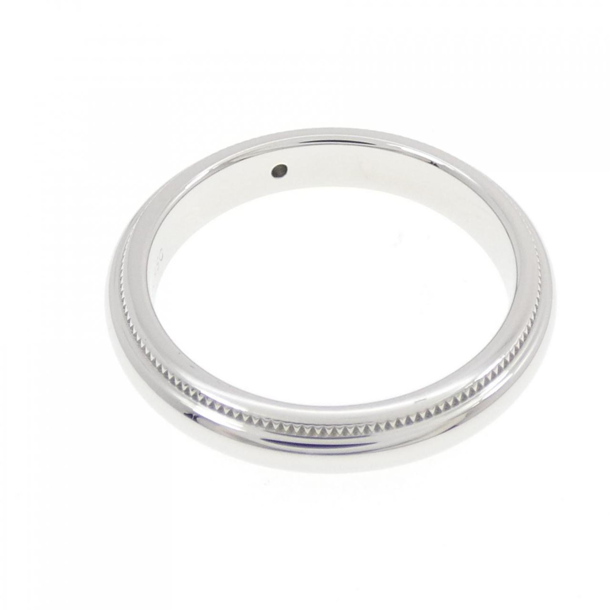 Tiffany Platinum Platinum 950 Band Ring (Pre-Owned)