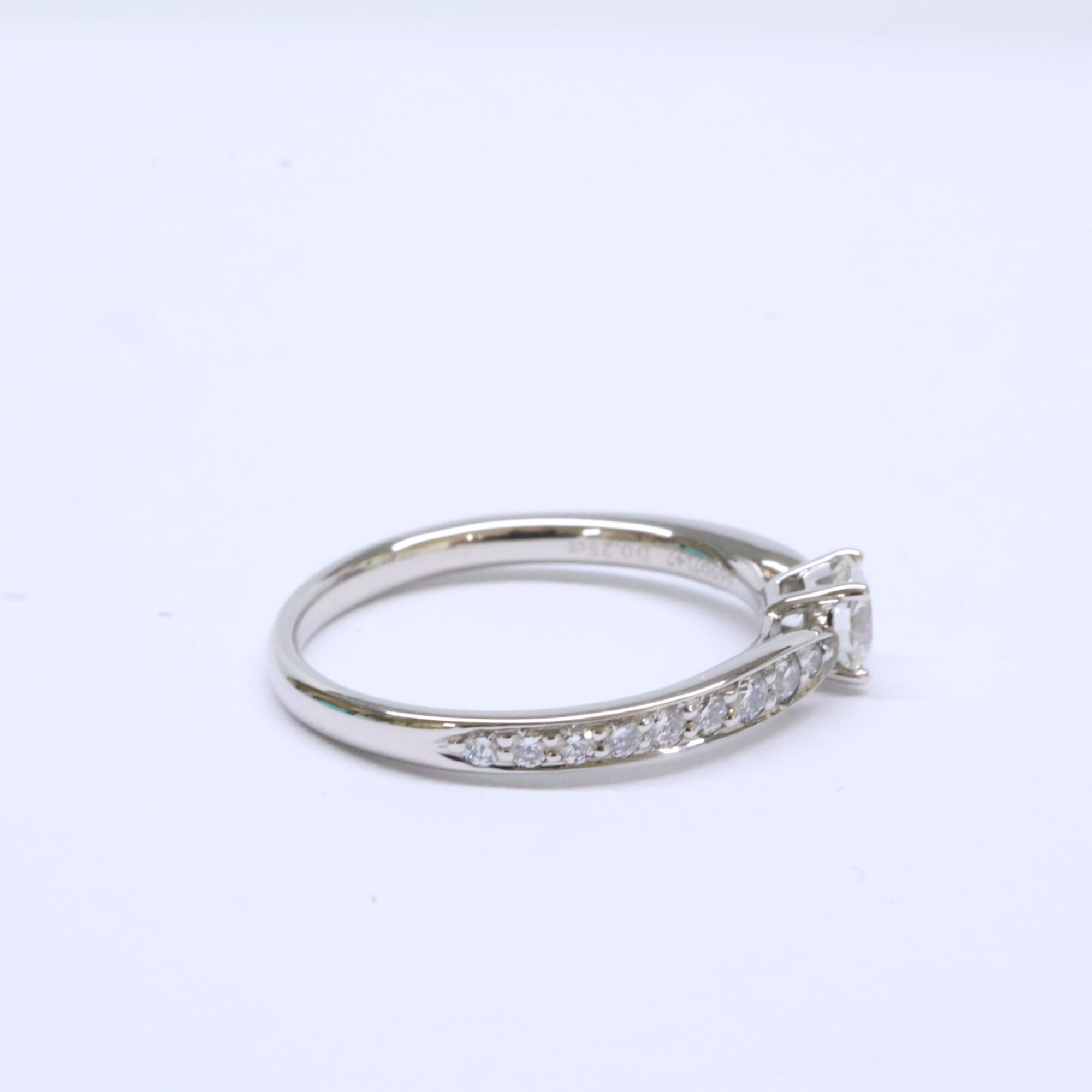 Tiffany Platinum Platinum 950 Band Ring (Pre-Owned)