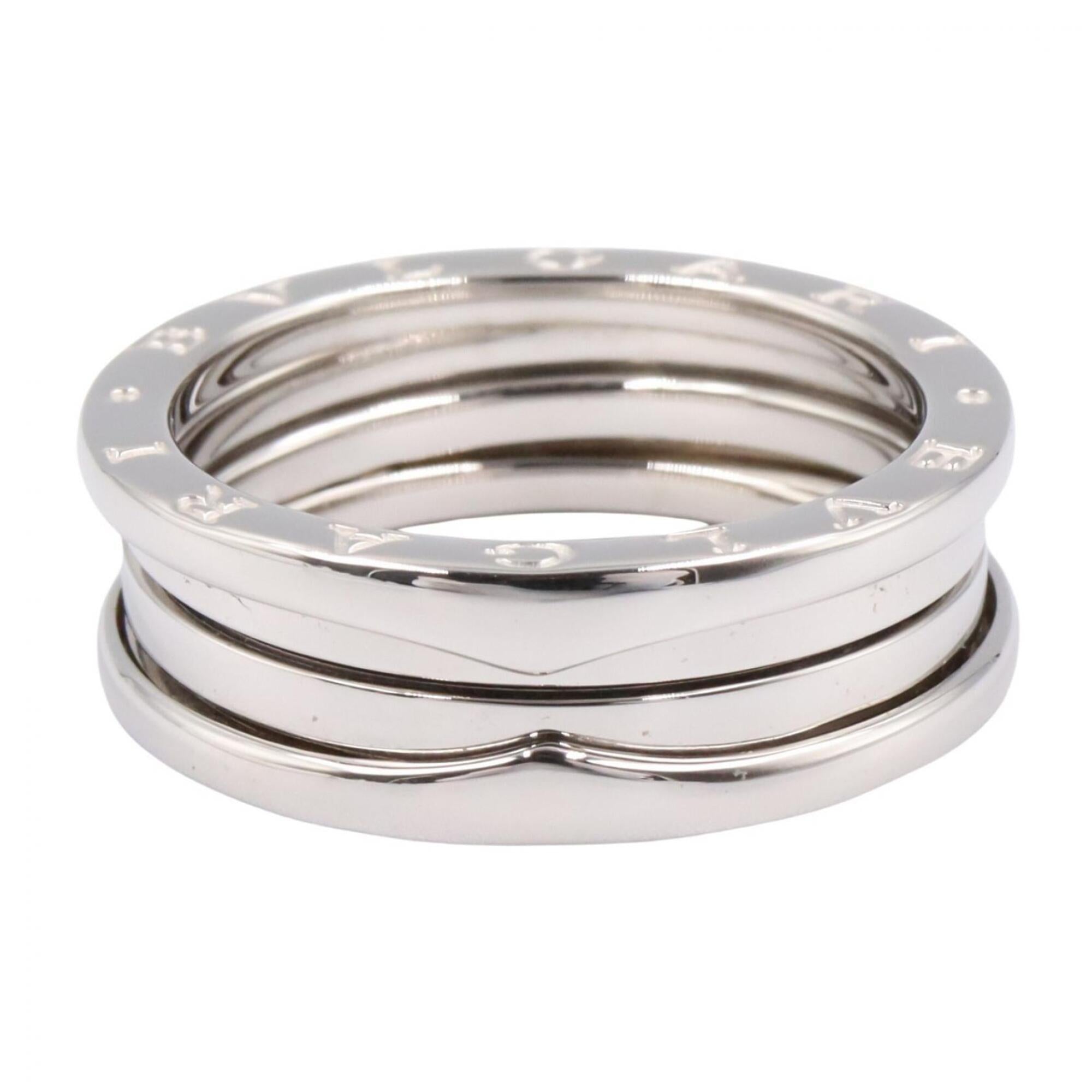 Bvlgari Silver White Gold (18K) Band Ring (Pre-Owned)