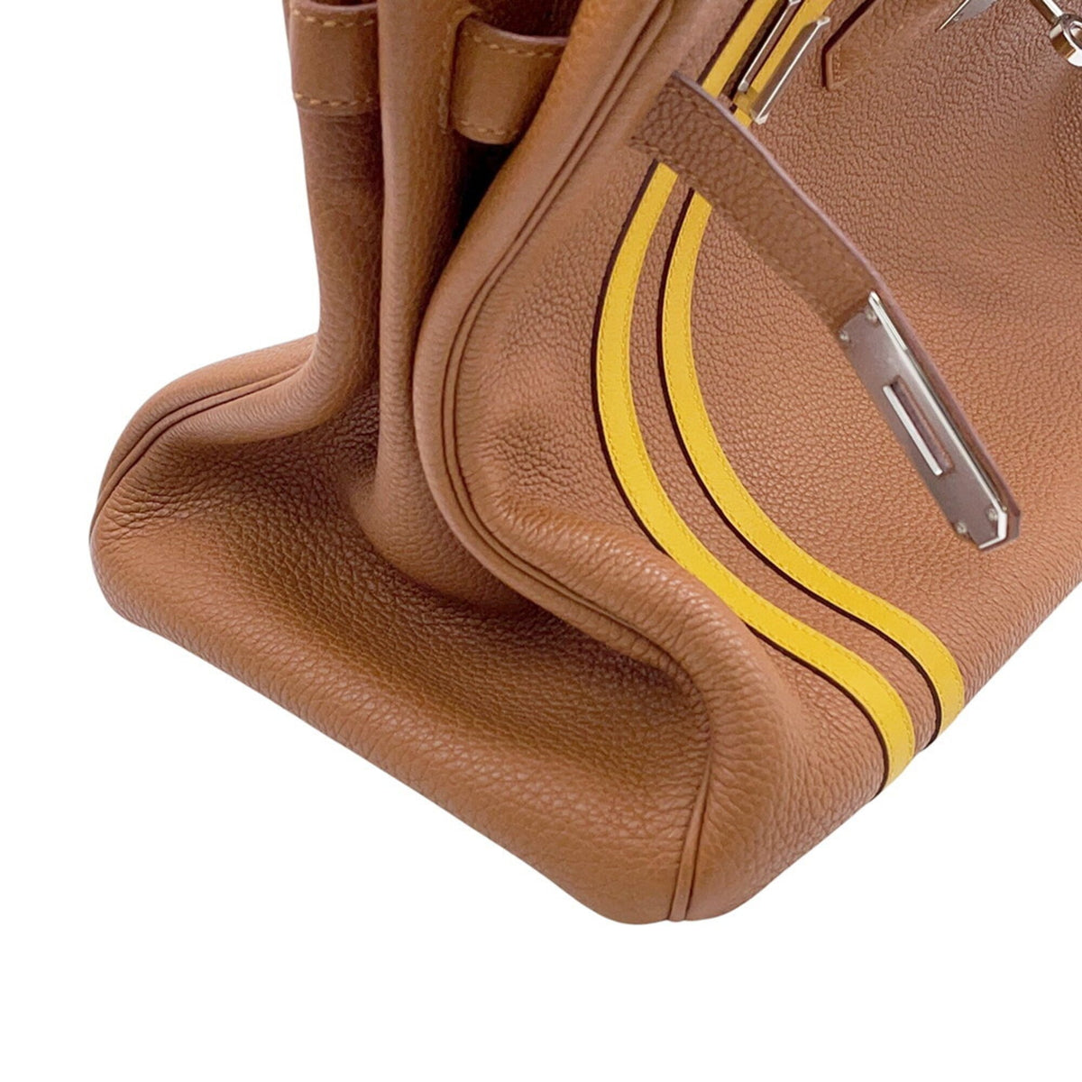 Hermes Gold Yellow Togo Leather Swift Leather Handbag (Pre-Owned)
