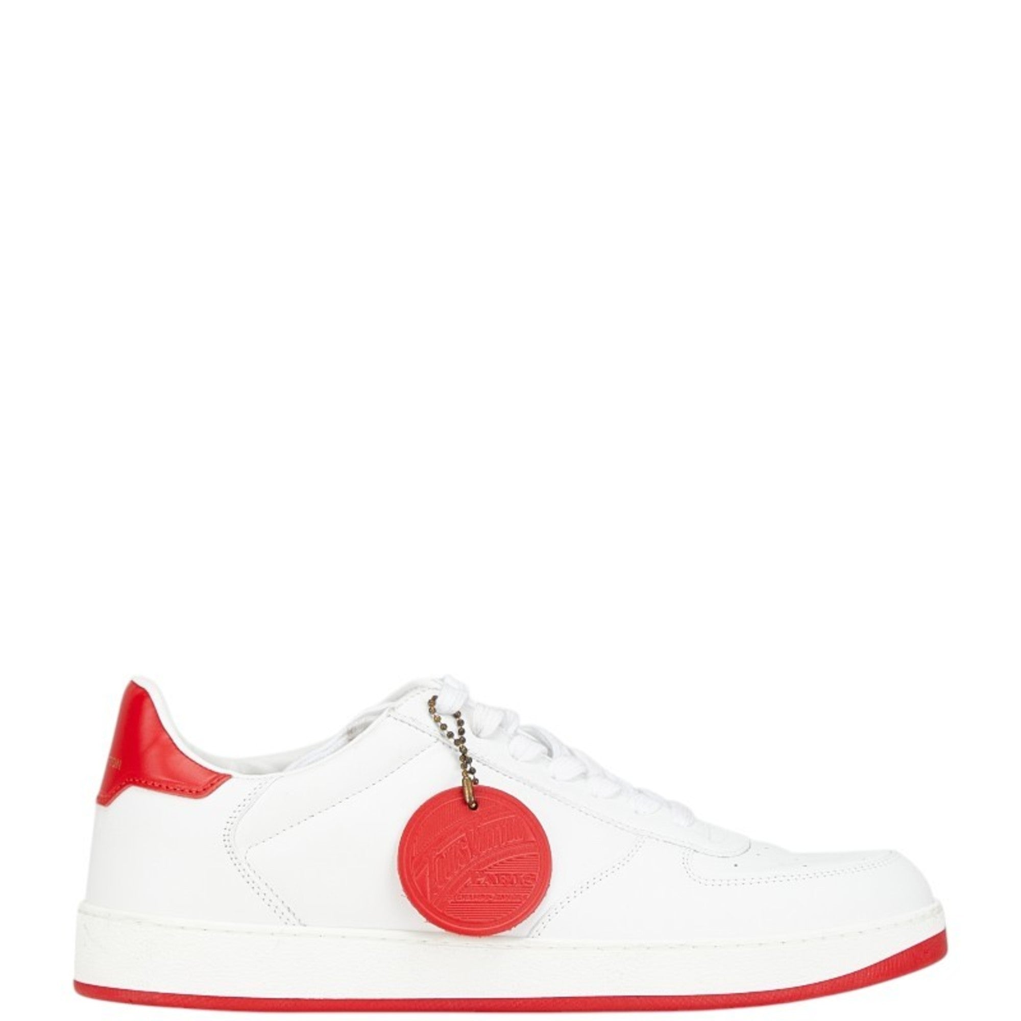 Louis Vuitton Red Color White Sneakers (Pre-Owned)