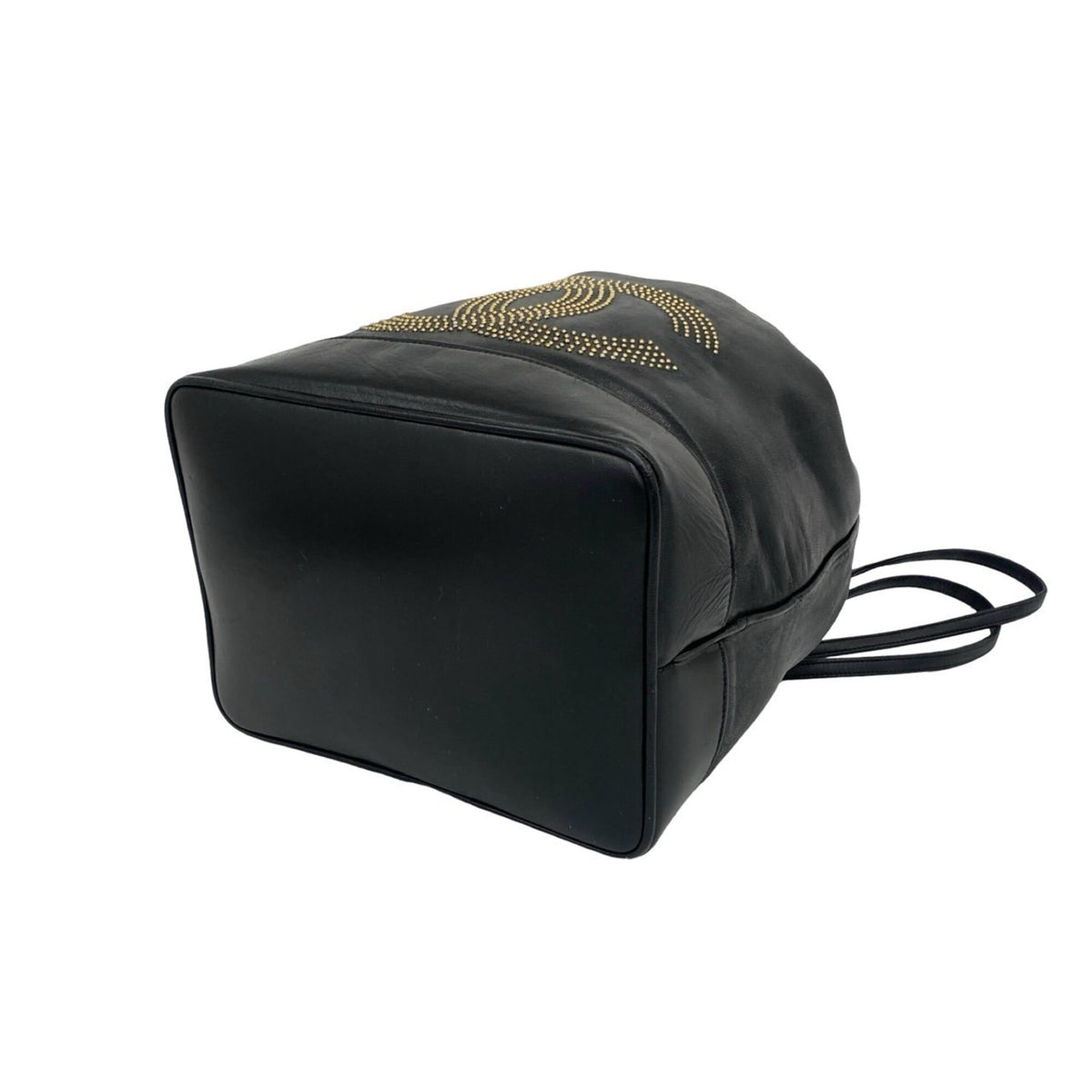 Chanel Black Leather Shoulder Bag (Pre-Owned)