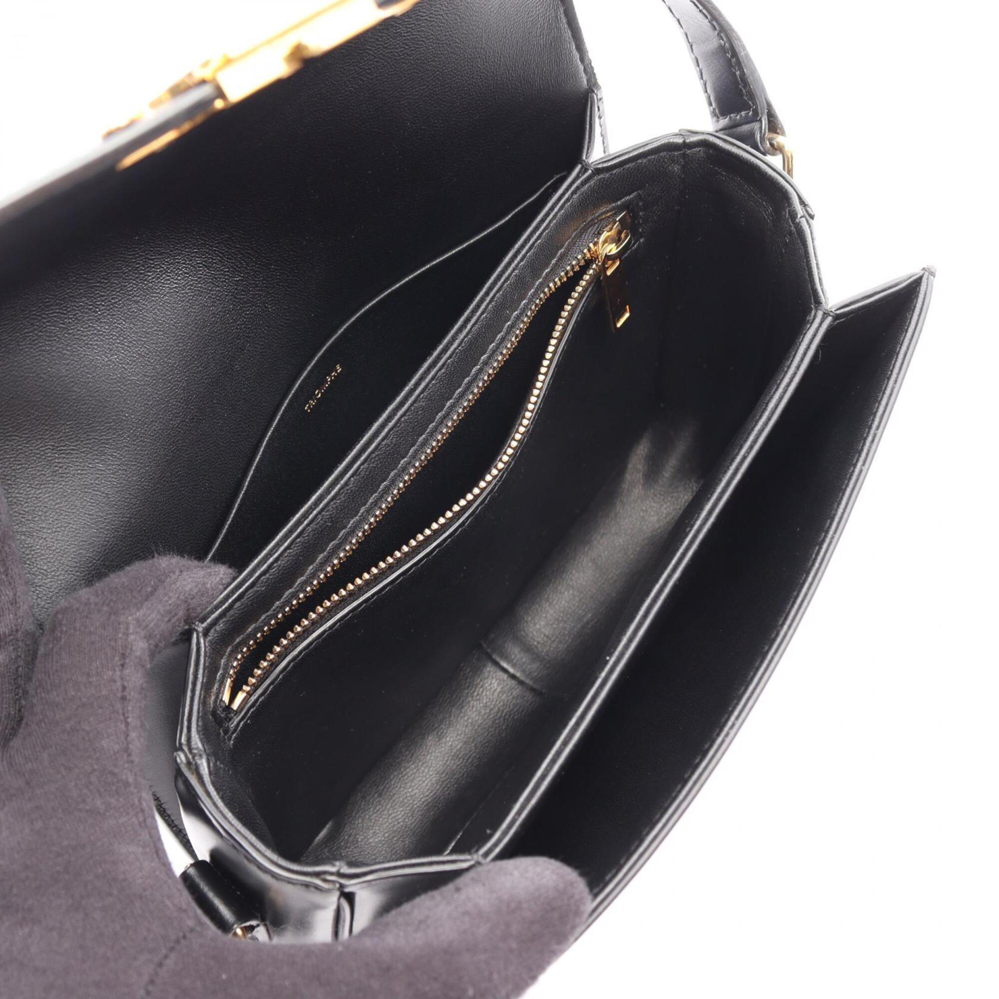 Celine Black Leather Shoulder Bag (Pre-Owned)