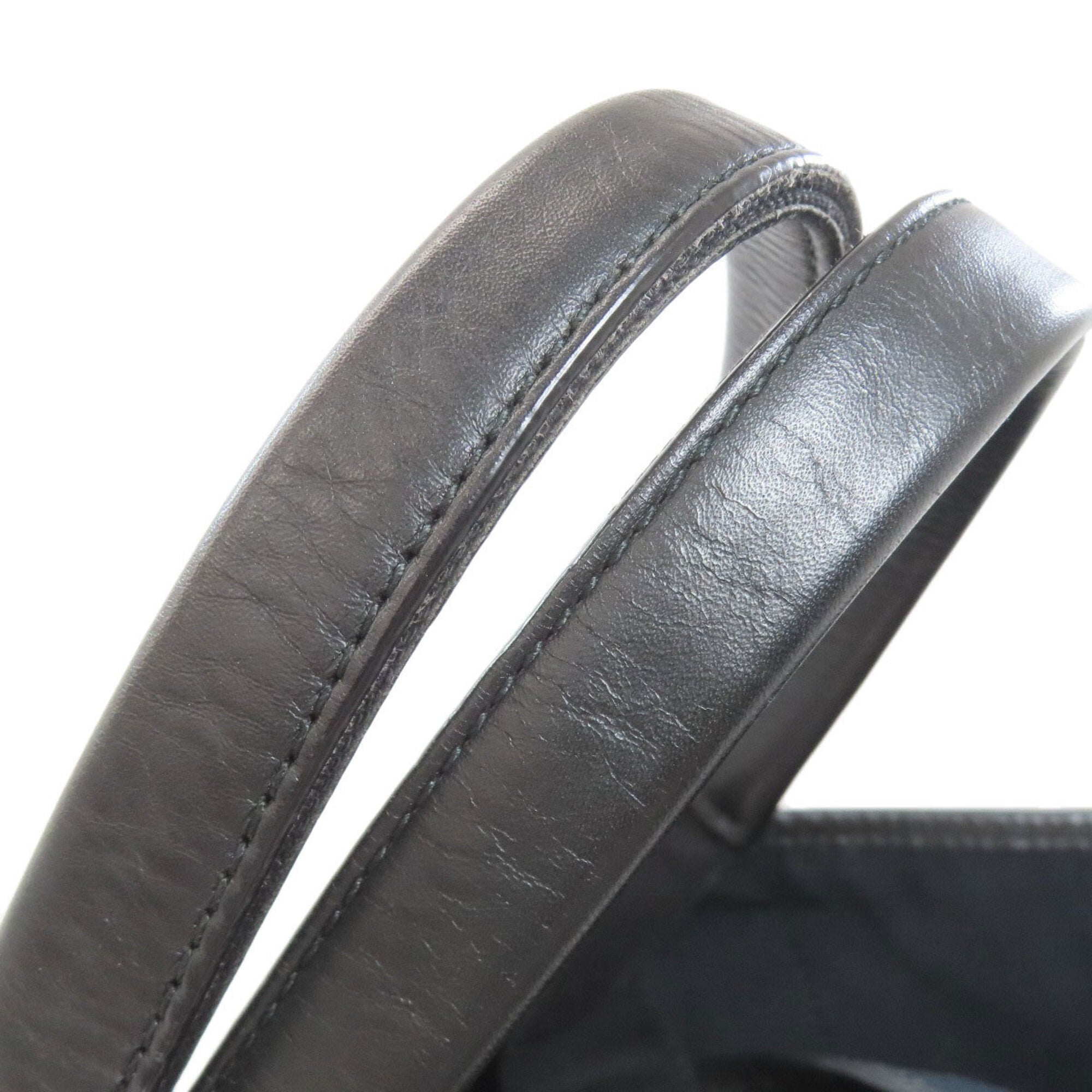 Balenciaga Black Canvas Pouch Tote Bag (Pre-Owned)