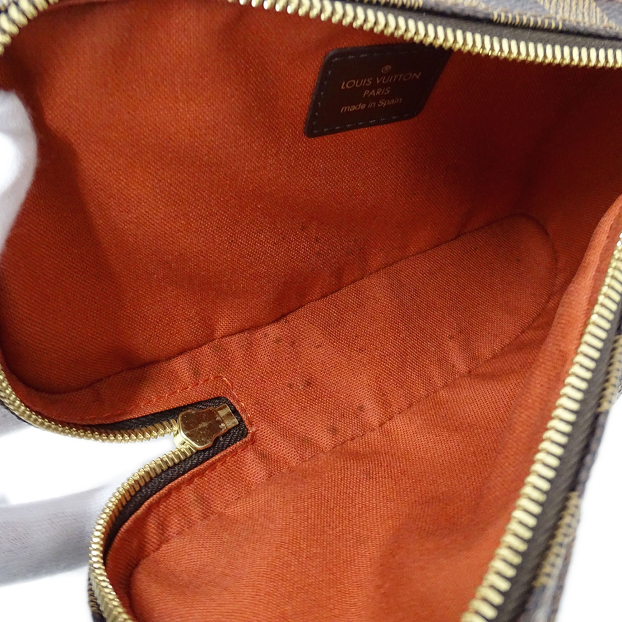 Louis Vuitton Damier Damier Canvas Ebene Damier Canvas Handbag Sling Bag (Pre-Owned)