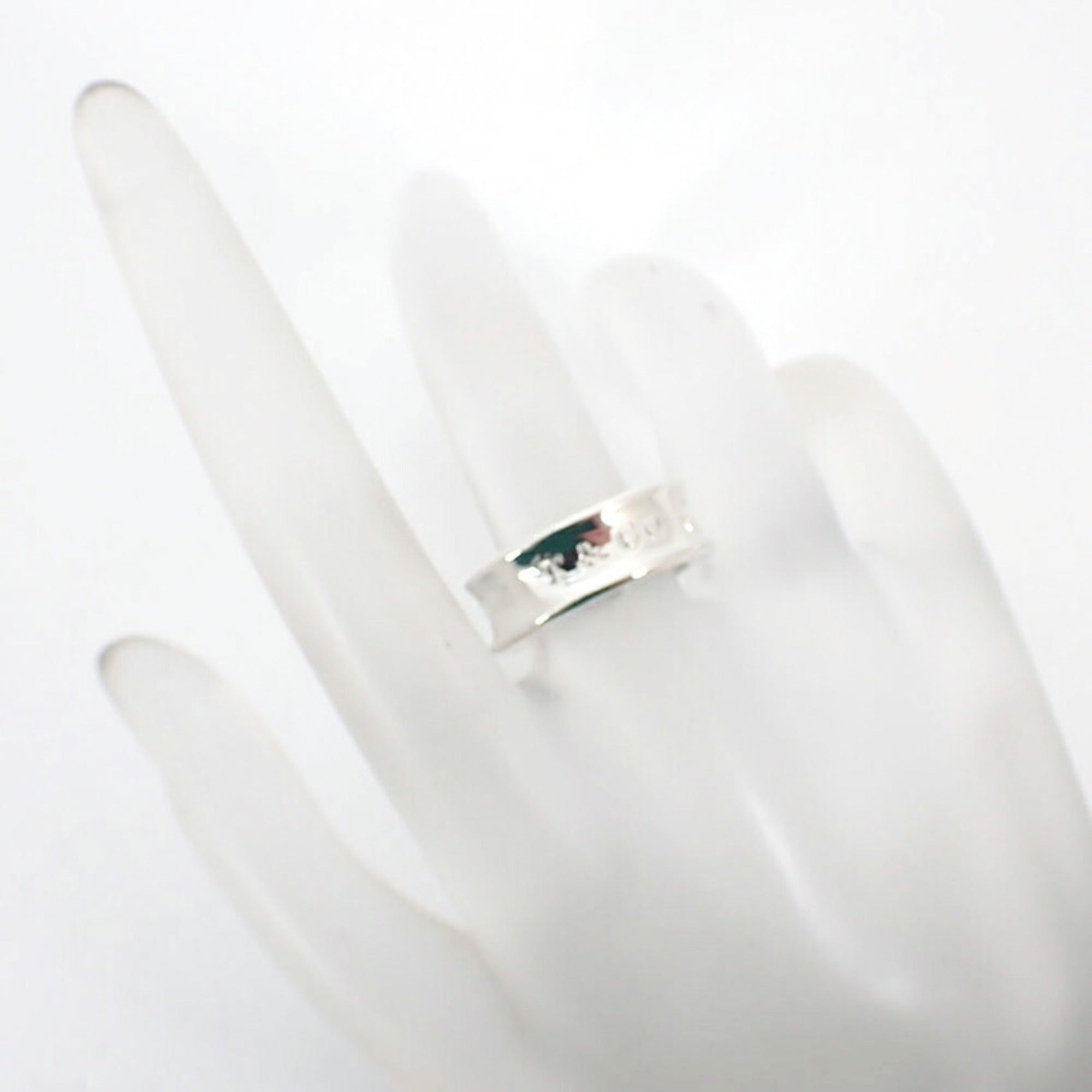 Tiffany Silver Sterling Silver 925 Band Ring (Pre-Owned)