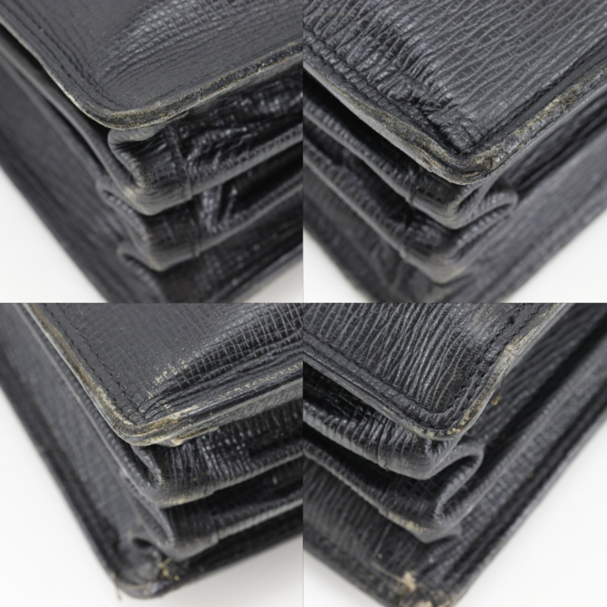 Bally Black Leather Briefcase (Pre-Owned)