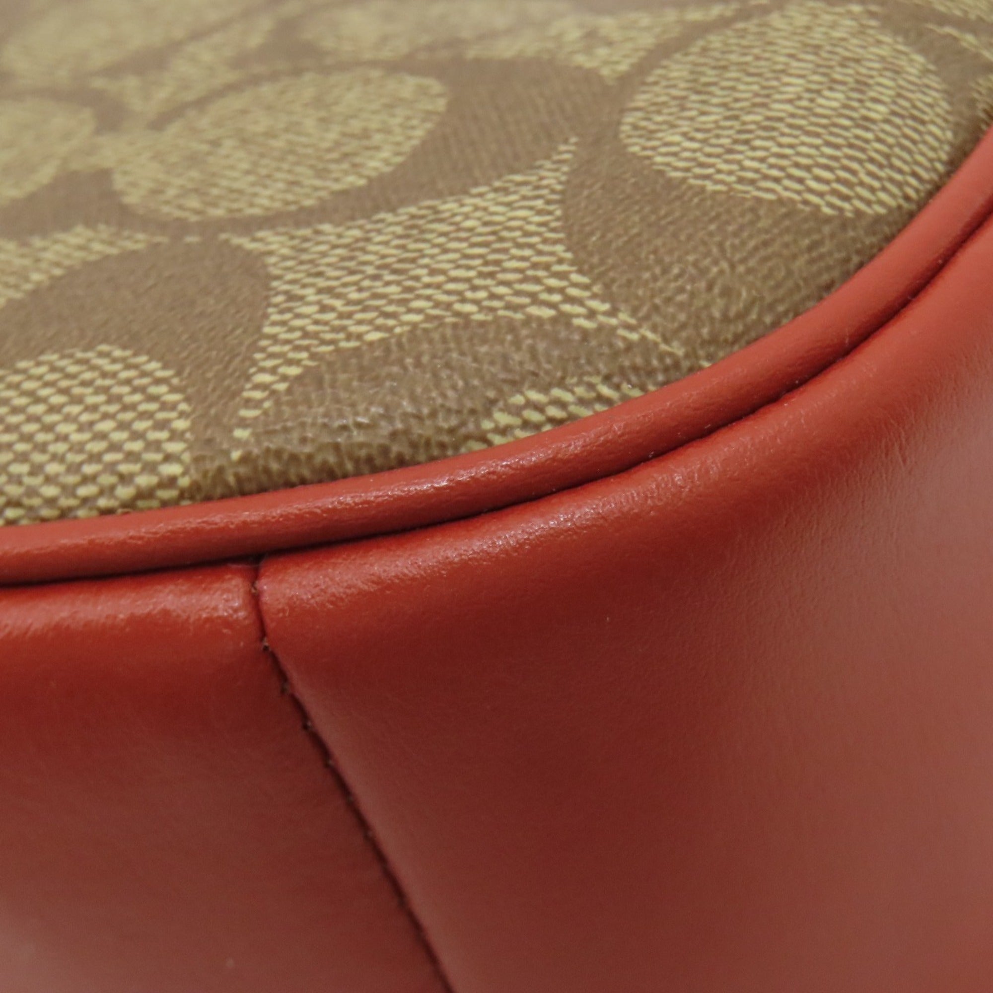 Coach Brown Pvc Tote Bag (Pre-Owned)