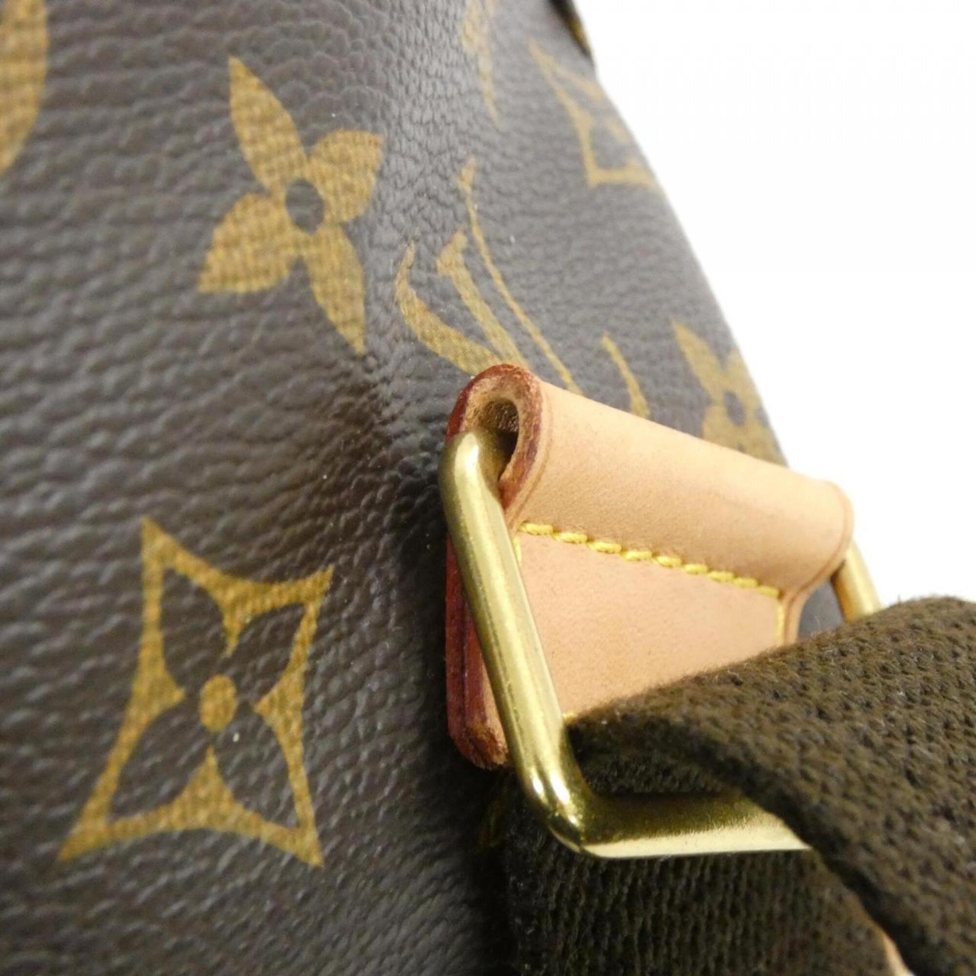 Louis Vuitton Marron Coated Canvas Backpack (Pre-Owned)