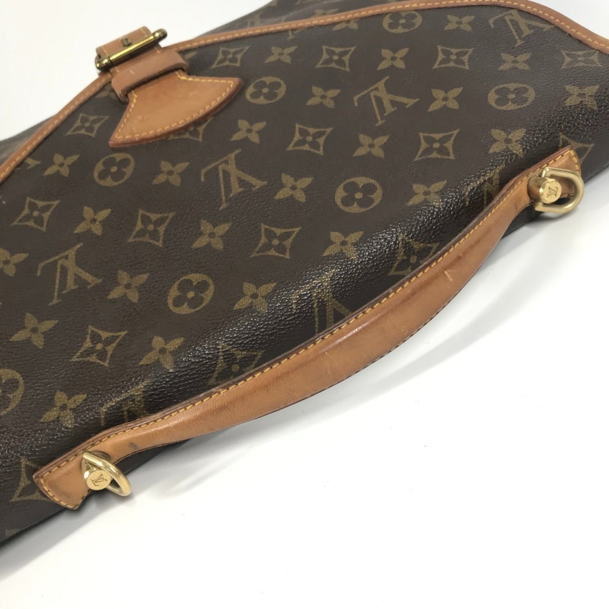 Louis Vuitton Brown Monogram Canvas Handbag Shoulder Bag (Pre-Owned)