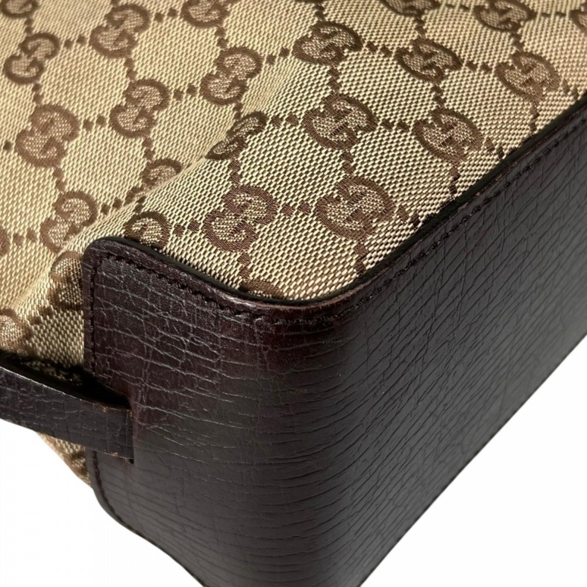 Gucci Brown Gg Canvas Handbag (Pre-Owned)