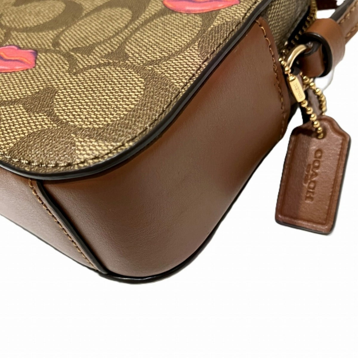Coach Brown Pvc Shoulder Bag (Pre-Owned)