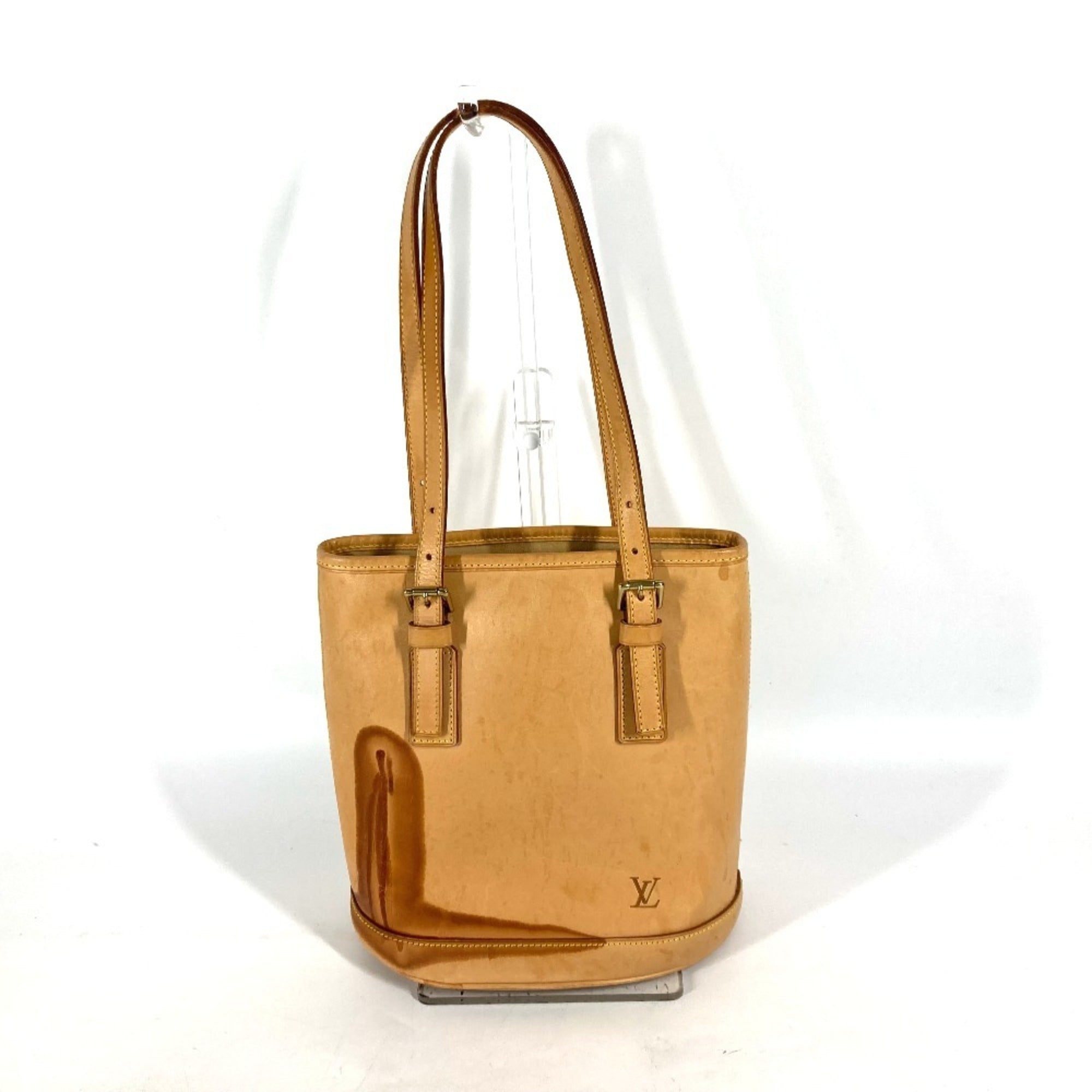 Louis Vuitton Beige Nomade Leather Shoulder Bag Tote Bag (Pre-Owned)