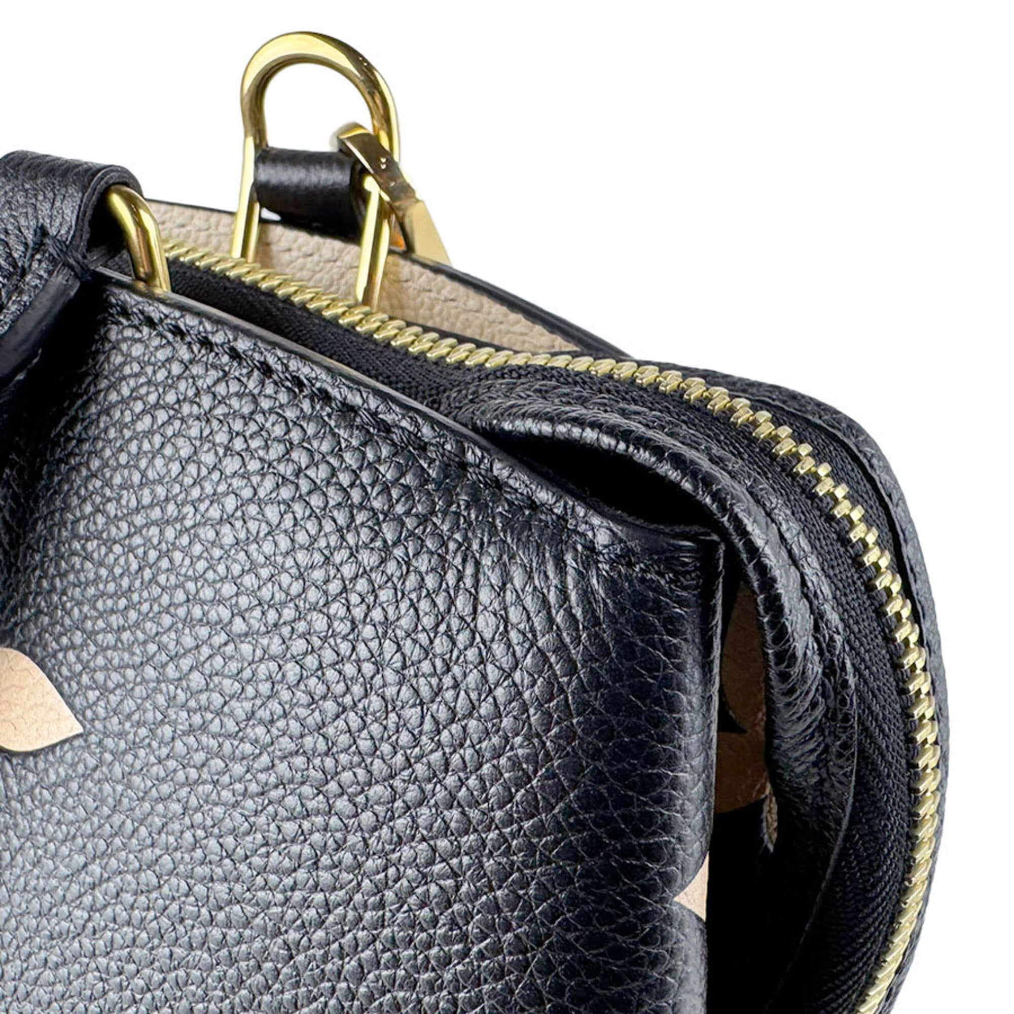 Louis Vuitton Beige Monogram Noir Monogram Empreinte Handbag Shoulder Bag (Pre-Owned)