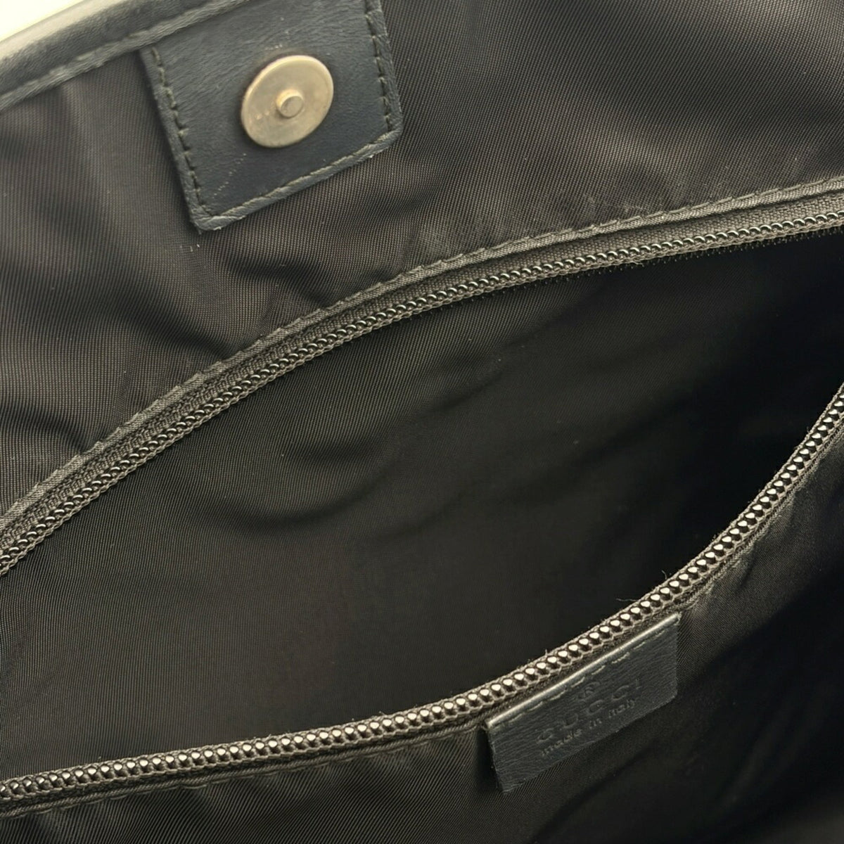 Gucci Black Leather Tote Bag (Pre-Owned)