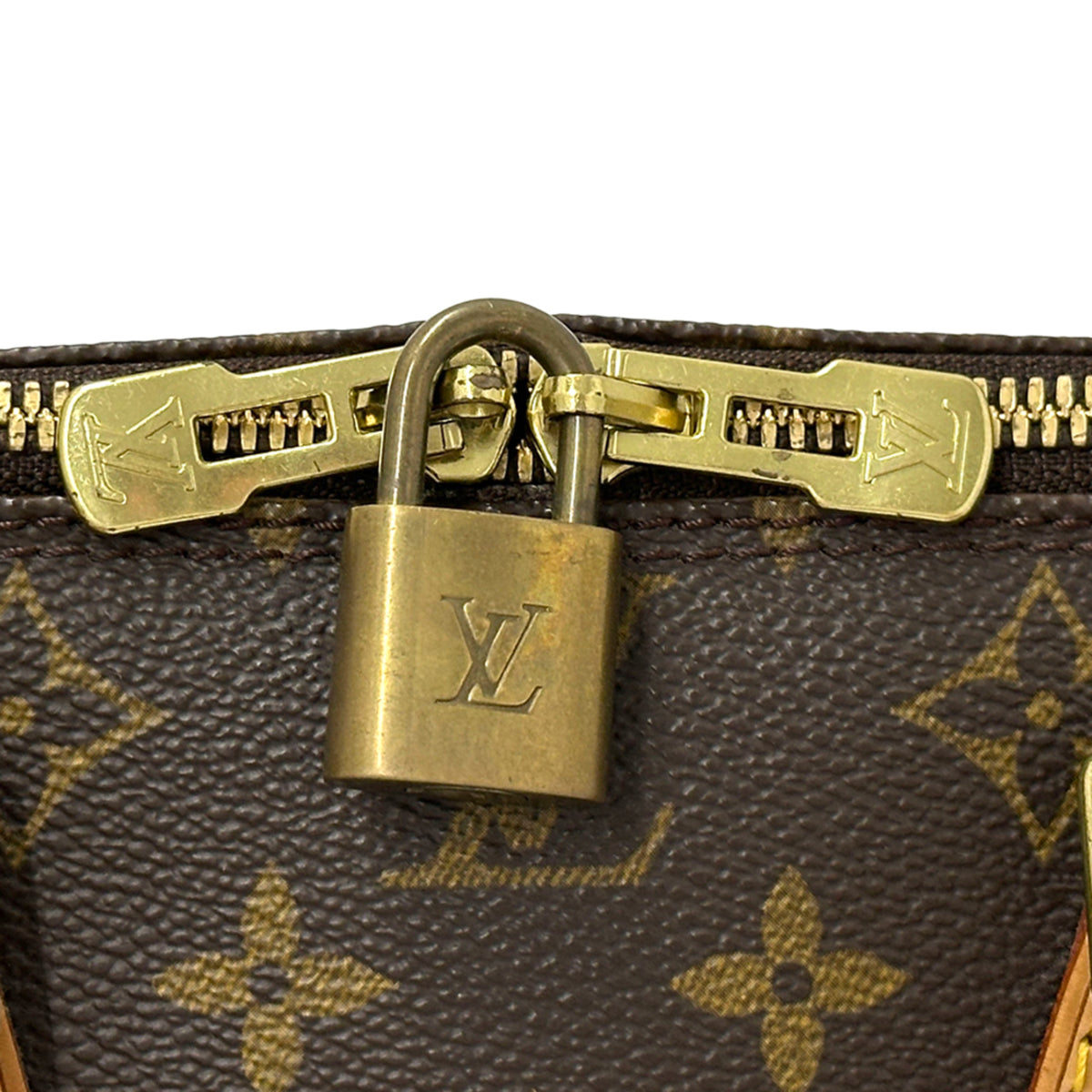 Louis Vuitton Brown Monogram Canvas Handbag (Pre-Owned)