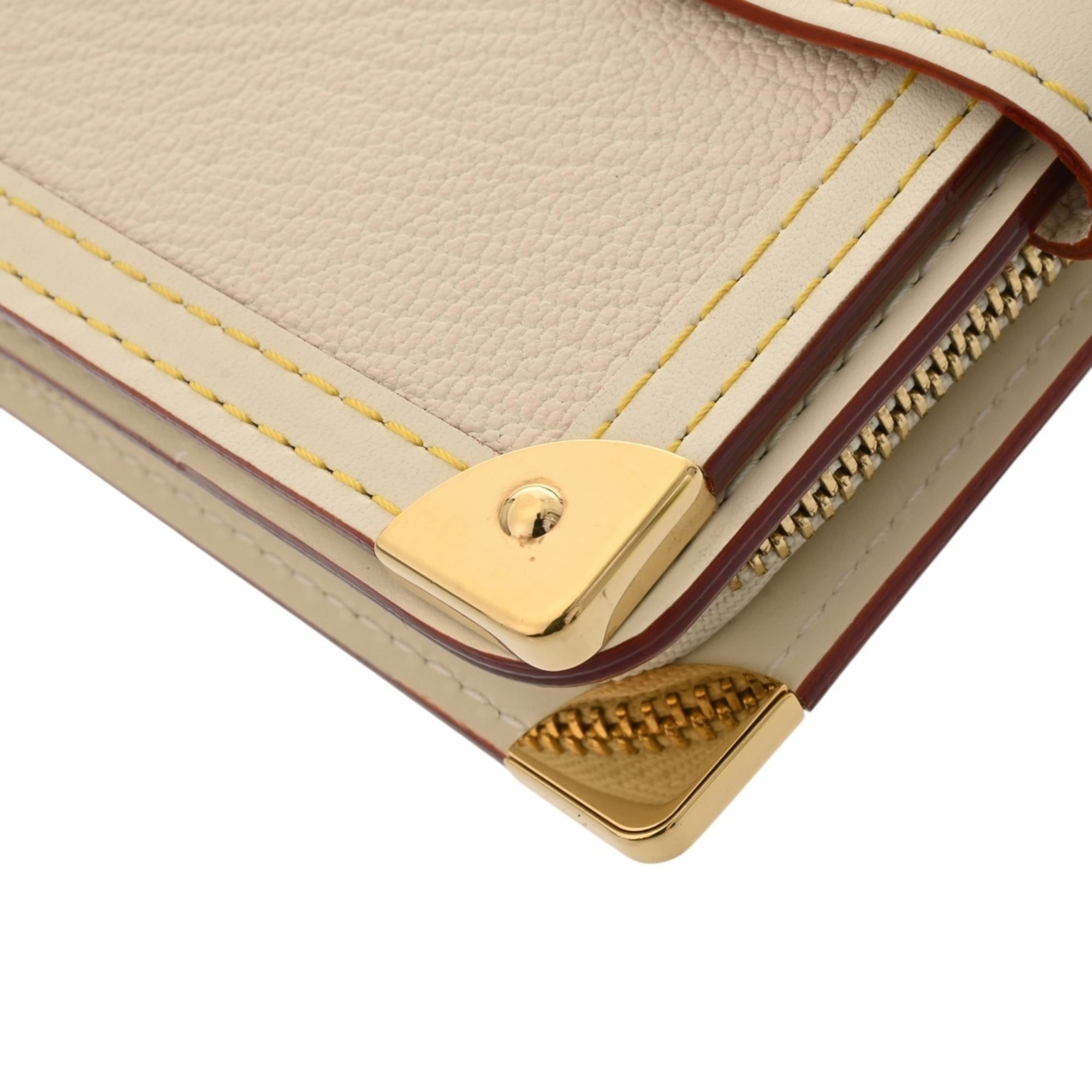 Louis Vuitton Blanc Leather Wallet (Bi-Fold) (Pre-Owned)
