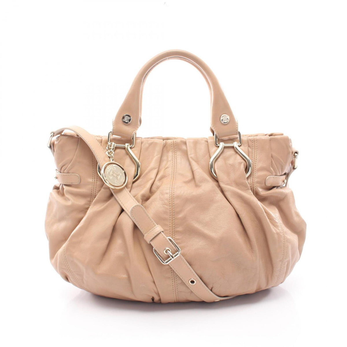 Celine Beige Leather Handbag (Pre-Owned)