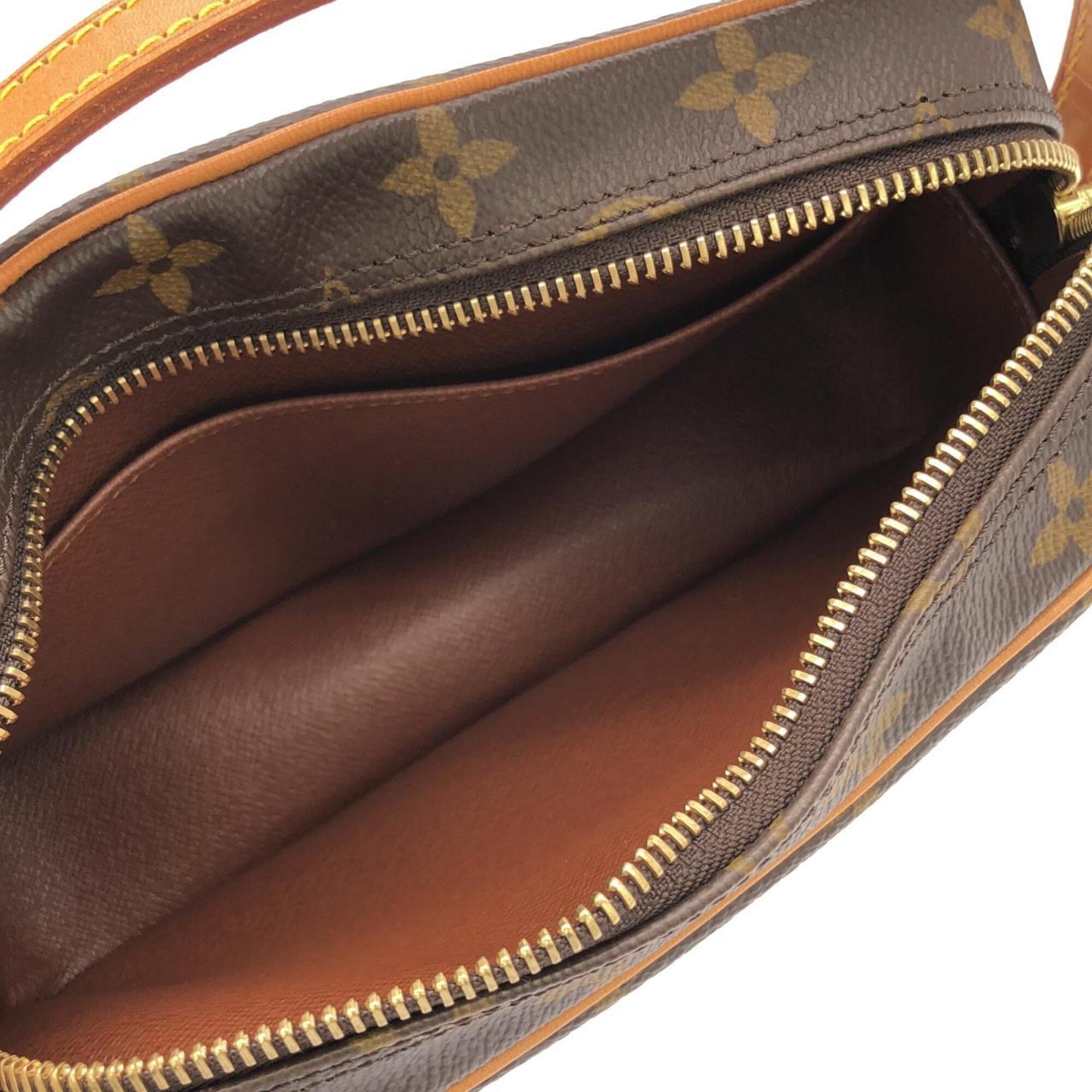 Louis Vuitton Brown Coated Canvas Pochette Shoulder Bag (Pre-Owned)