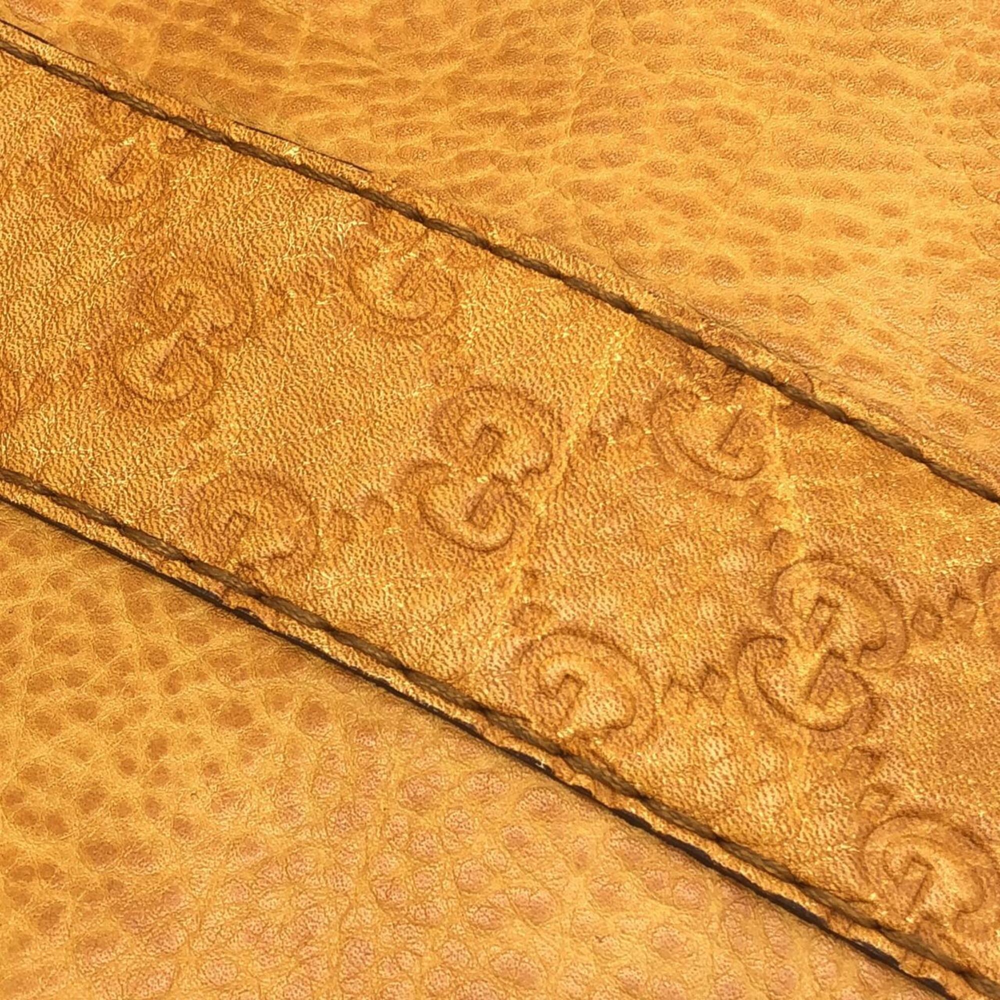 Gucci Brown Leather Handbag (Pre-Owned)