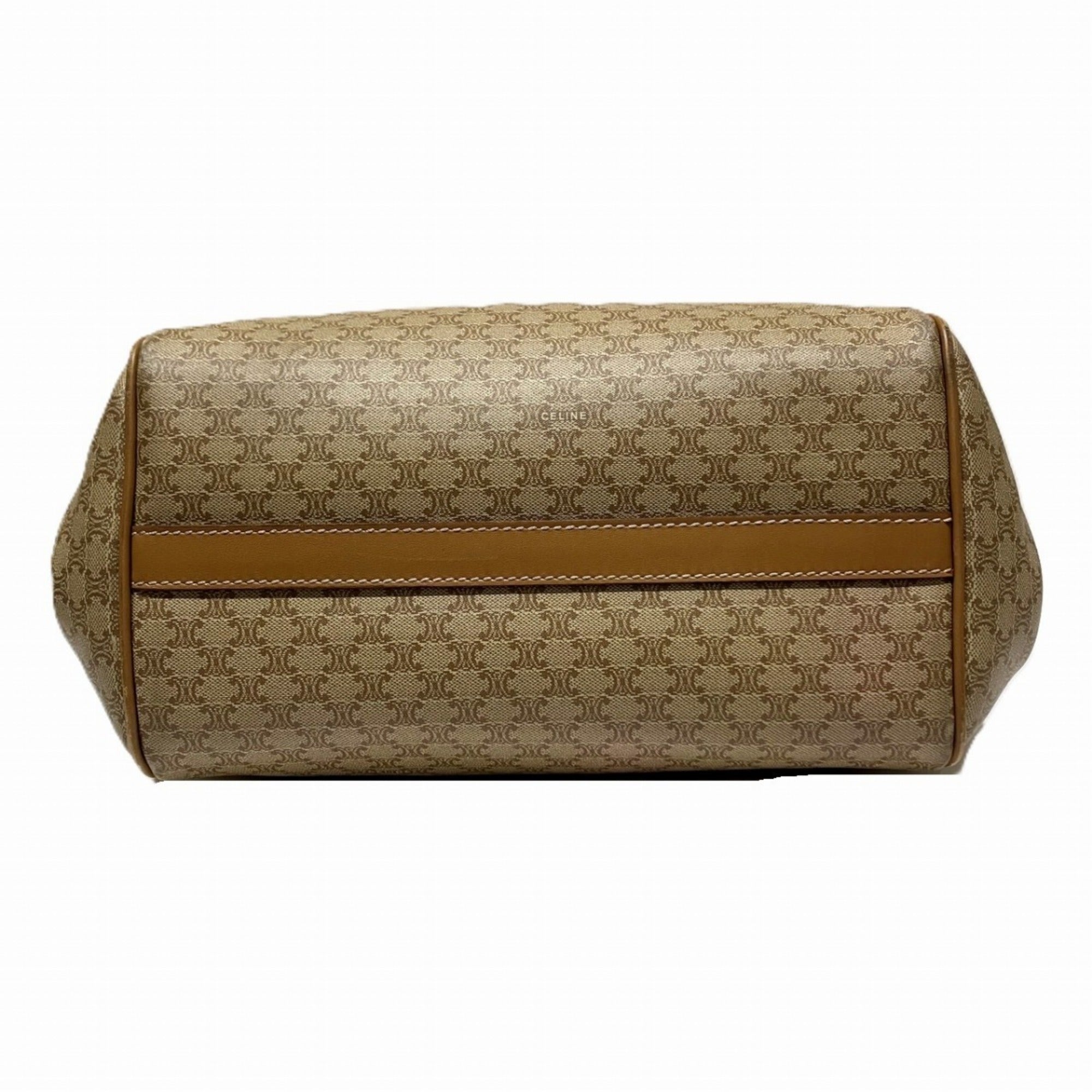 Celine Beige Pvc Shoulder Bag (Pre-Owned)
