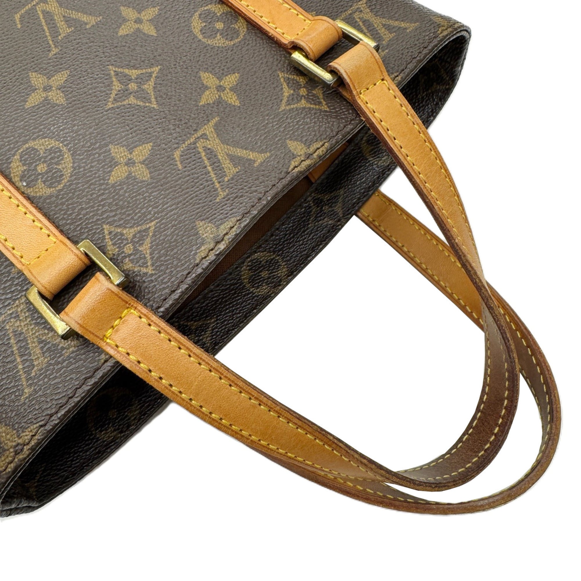 Louis Vuitton Brown Monogram Canvas Handbag (Pre-Owned)