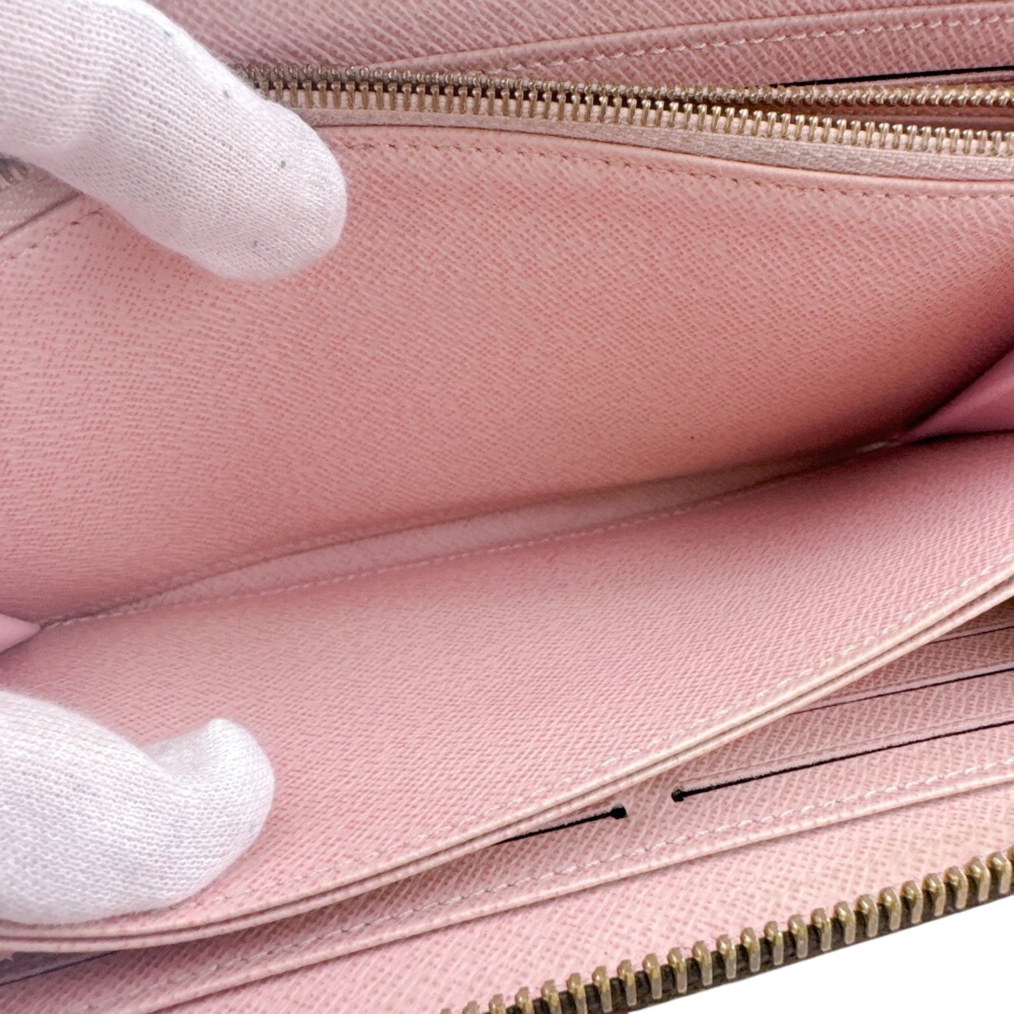 Louis Vuitton Brown Monogram Pink Monogram Long Wallet (Bi-Fold) (Pre-Owned)
