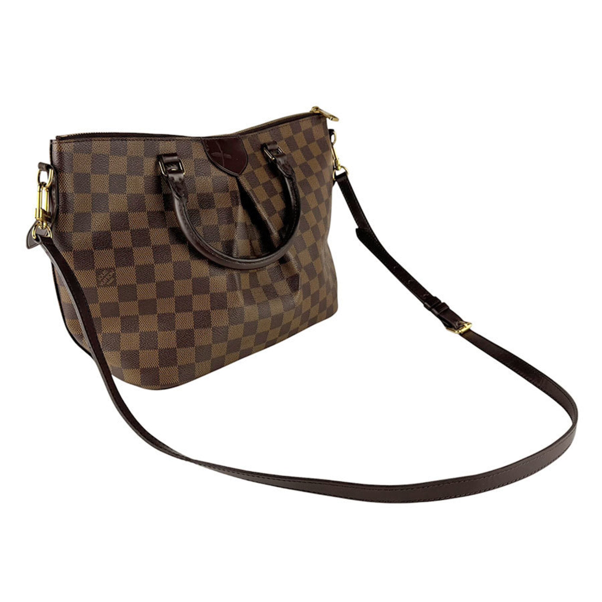 Louis Vuitton Damier Canvas Ebene Damier Canvas Handbag Shoulder Bag (Pre-Owned)
