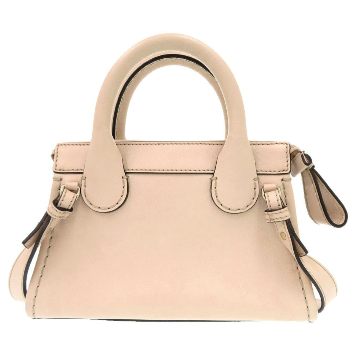 Chloé Pink Leather Handbag Shoulder Bag (Pre-Owned)