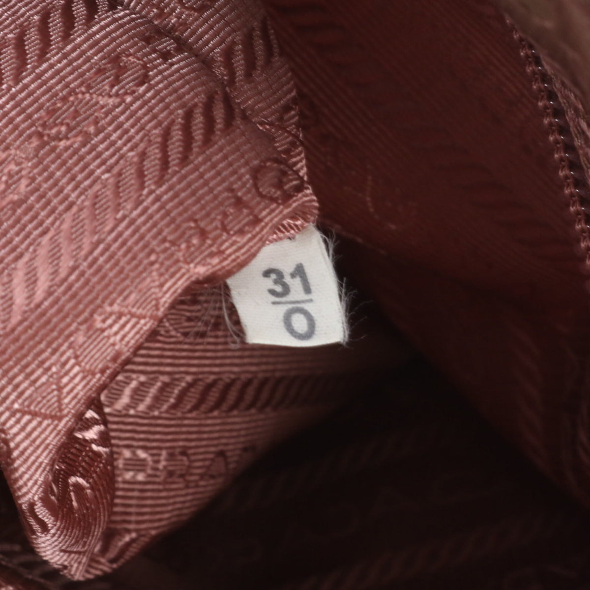 Prada Pink Leather Nylon Handbag Shoulder Bag (Pre-Owned)