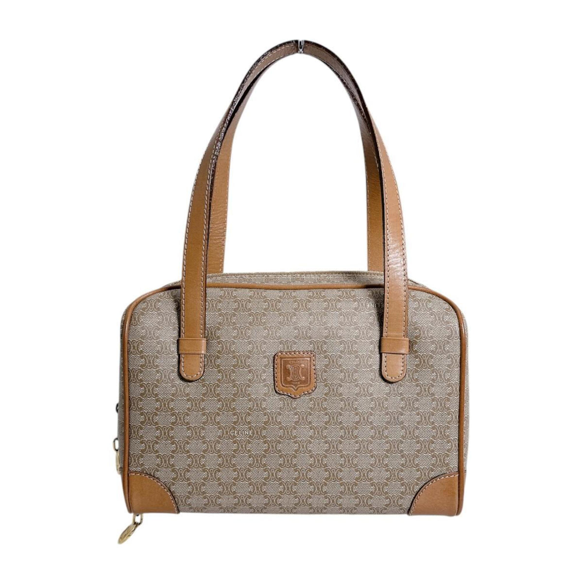 Celine Brown Pvc Handbag (Pre-Owned)