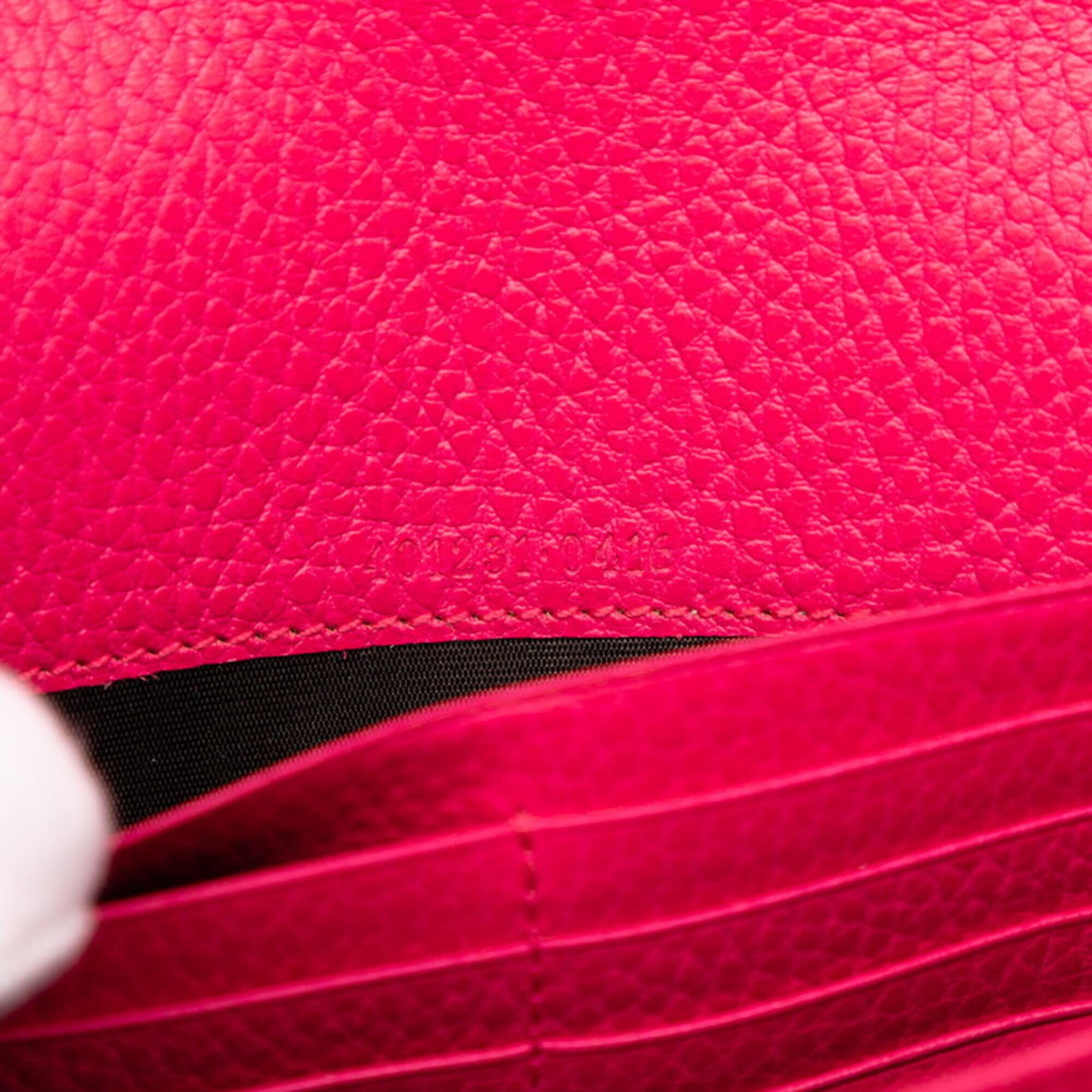 Gucci Pink Leather Shoulder Bag (Pre-Owned)