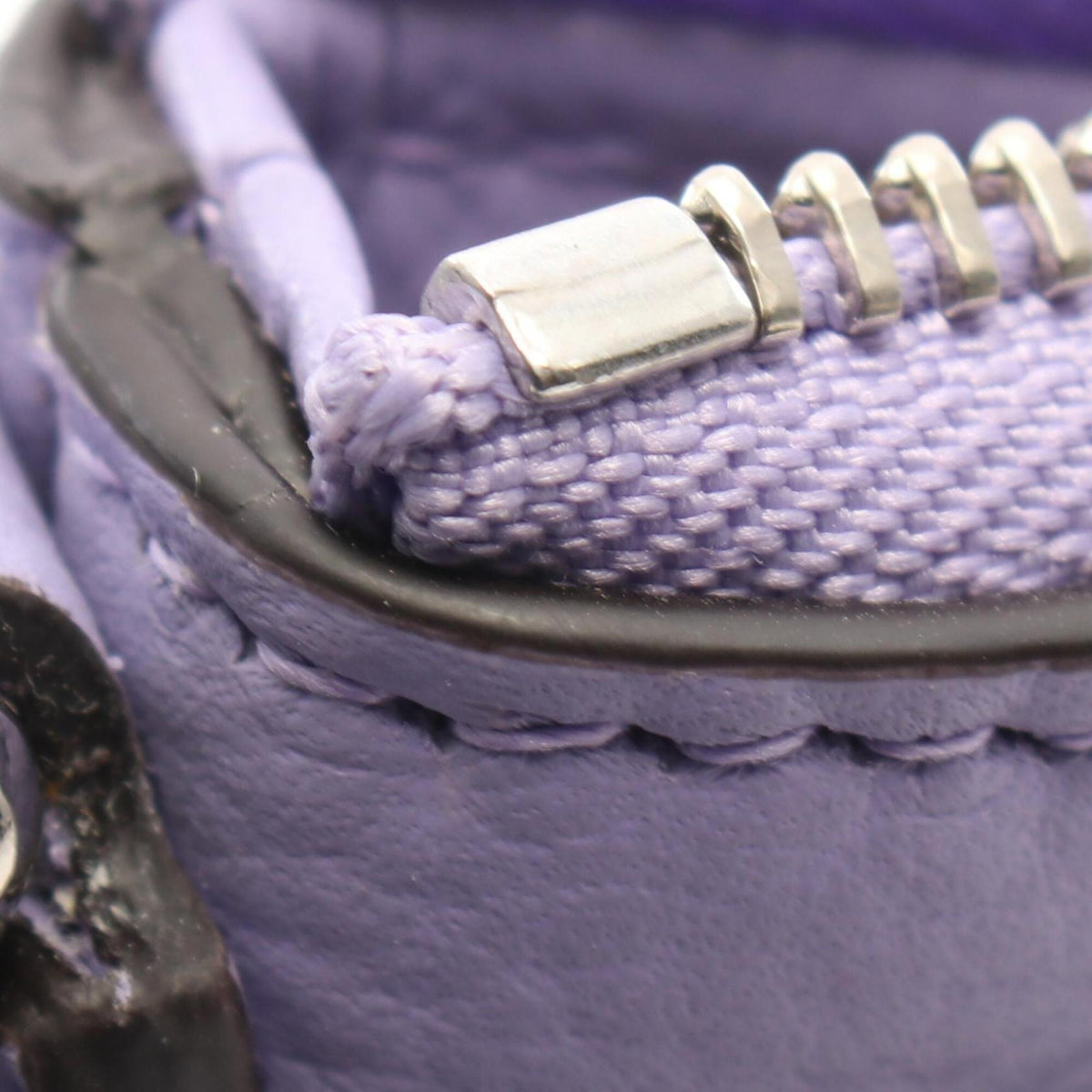 Gucci Purple Leather Handbag Shoulder Bag (Pre-Owned)
