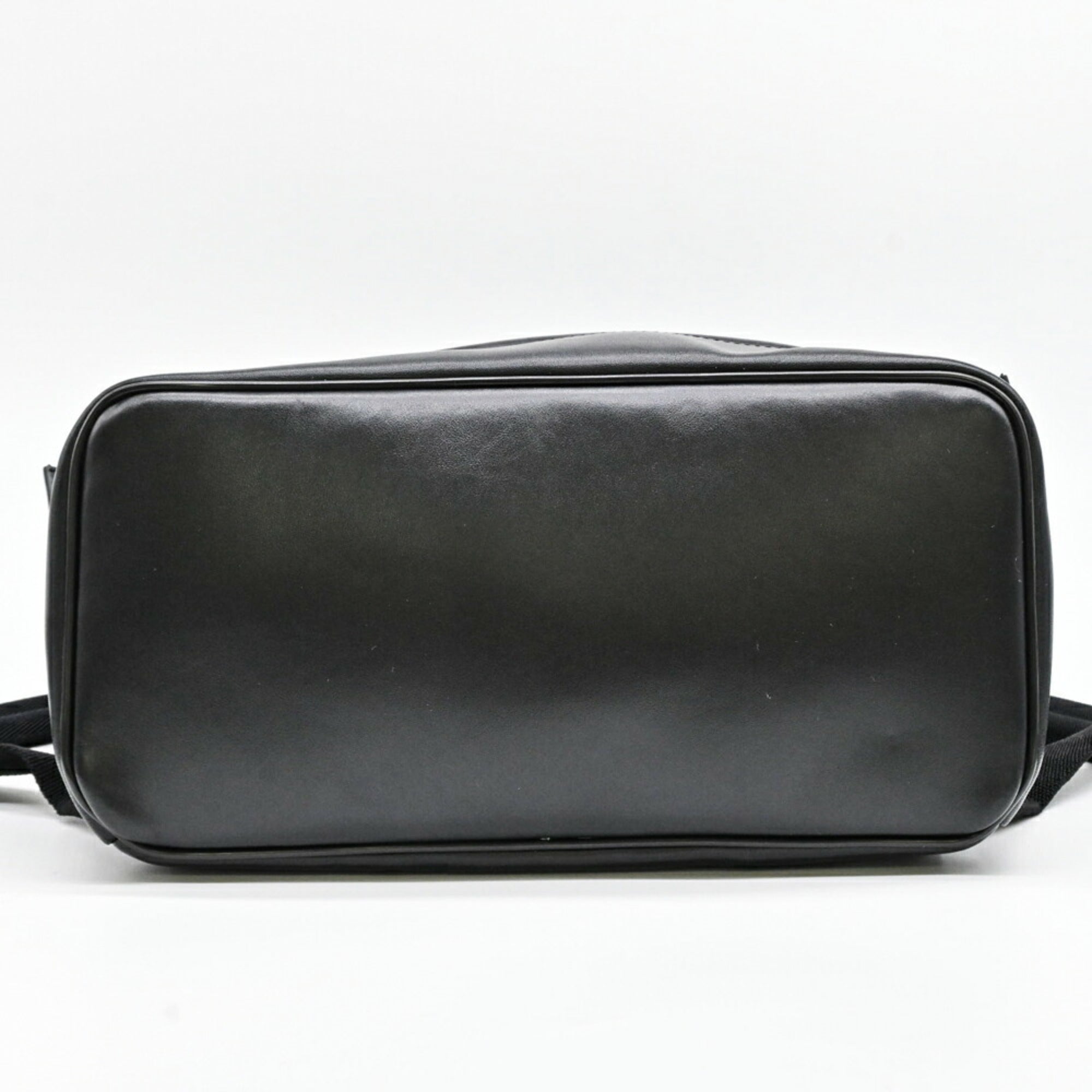 Yves Saint Laurent Black Pvc Backpack (Pre-Owned)