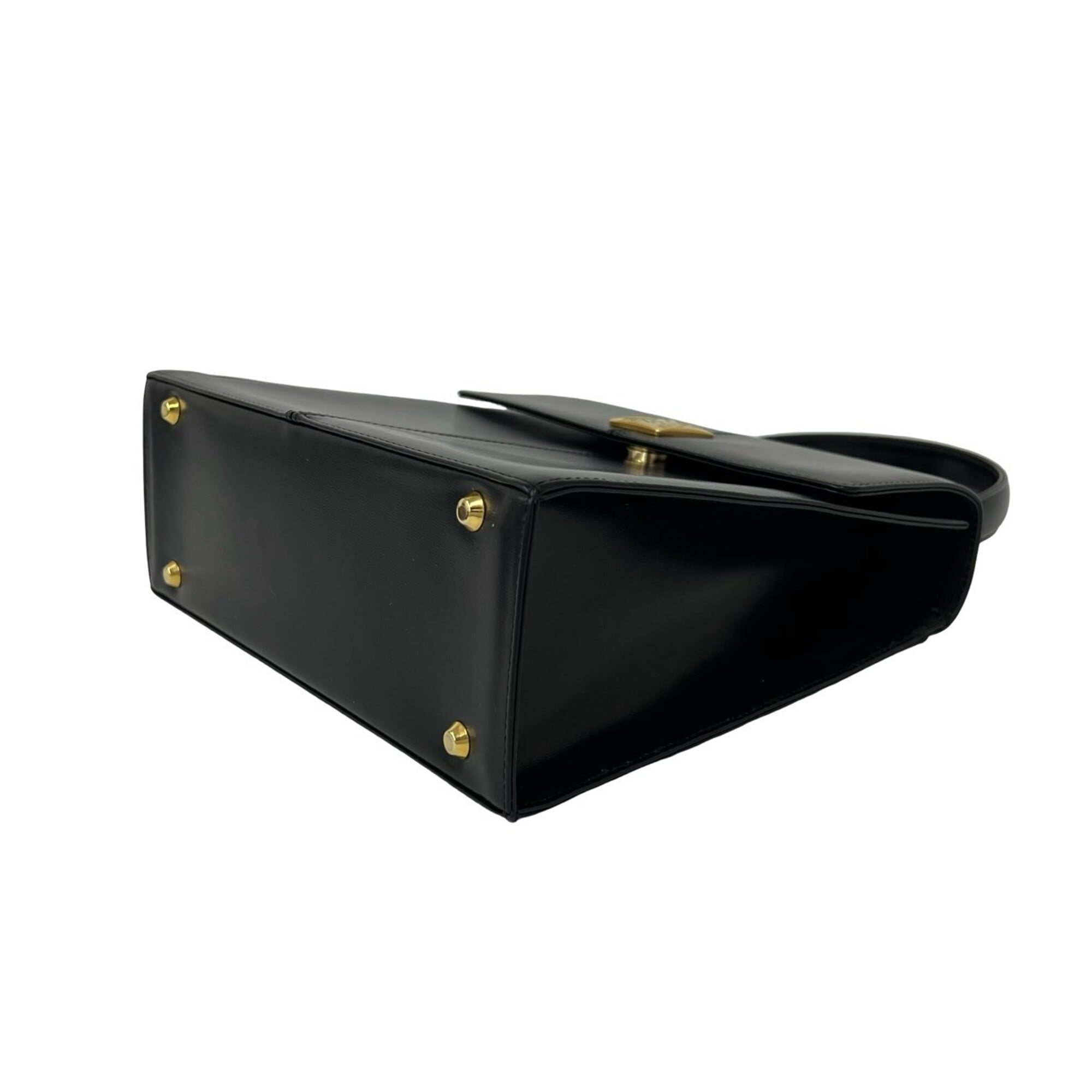 Yves Saint Laurent Black Leather Handbag (Pre-Owned)