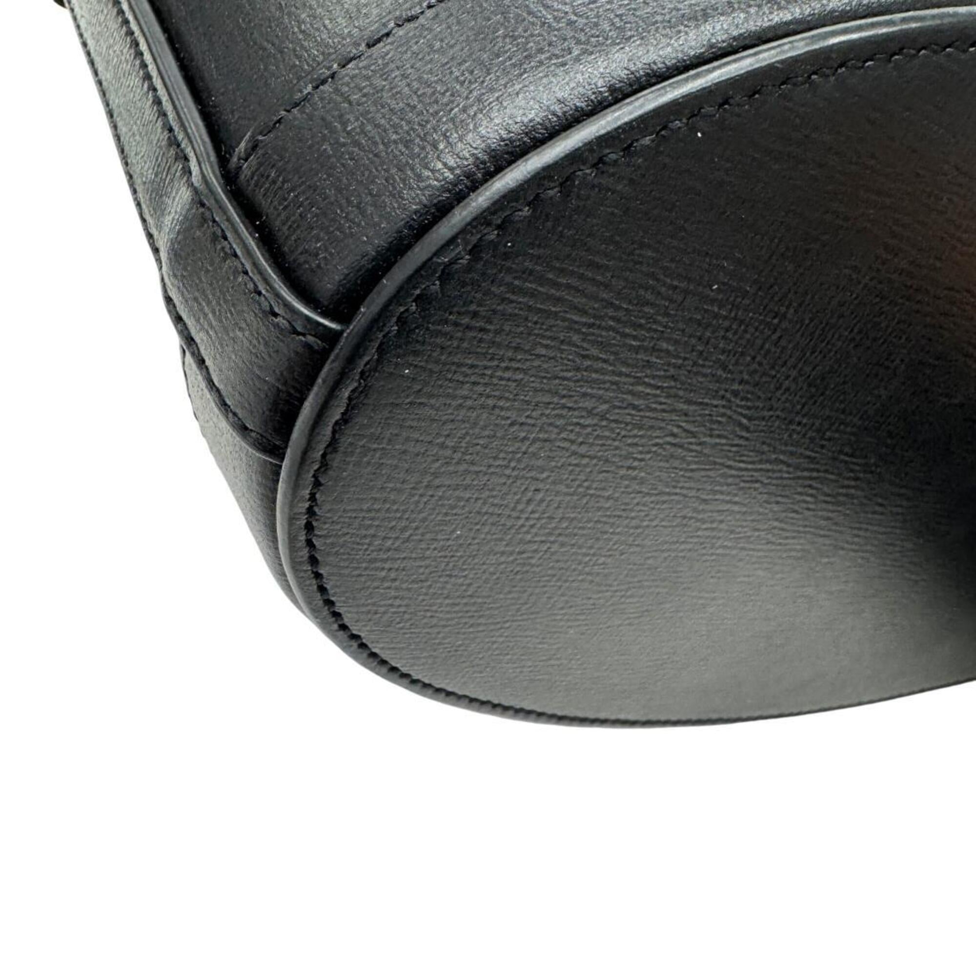 Gucci Black Leather Shoulder Bag (Pre-Owned)