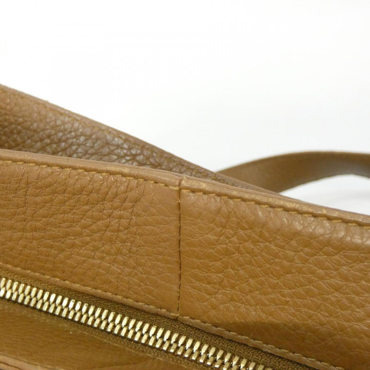 Bvlgari Beige Brown Canvas Shoulder Bag (Pre-Owned)