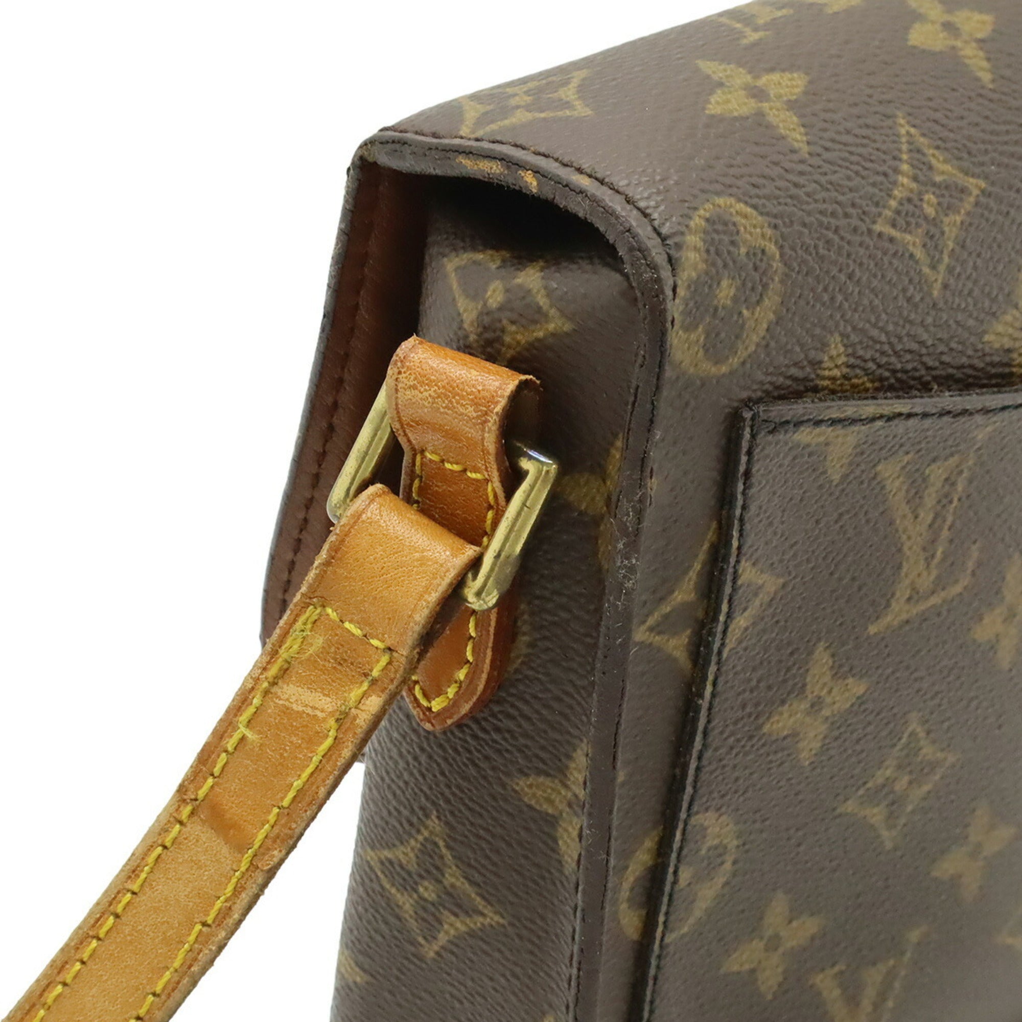 Louis Vuitton Brown Monogram Canvas Pochette Shoulder Bag (Pre-Owned)