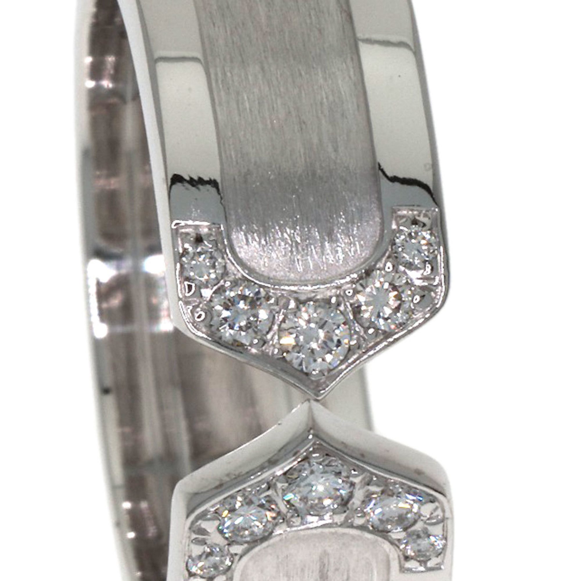 Cartier C2 White White Gold (18K) Band Ring (Pre-Owned)